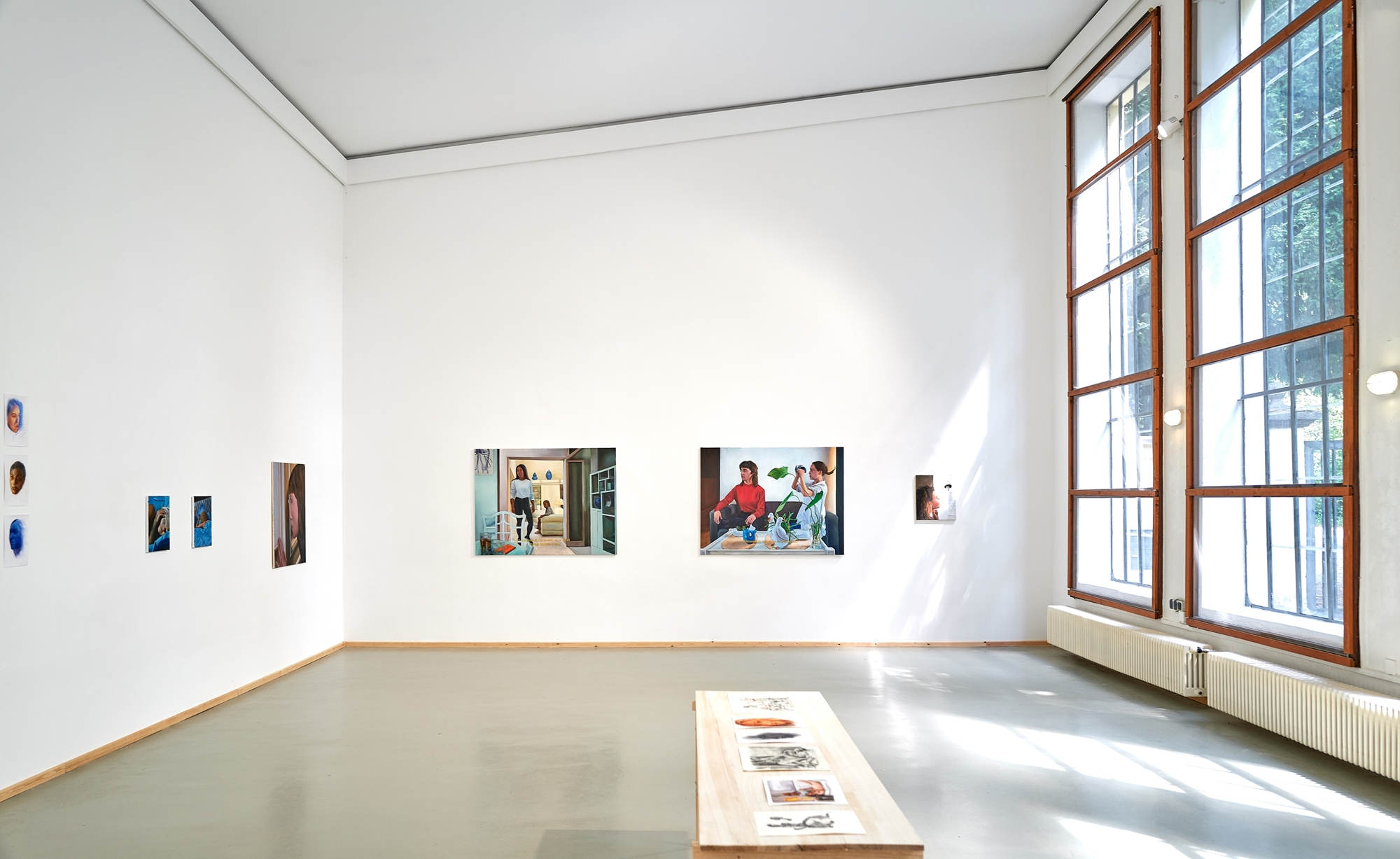 Annabelle Agbo Godeau, Suspense, Exhibition View, Orangerie Munich, 2022