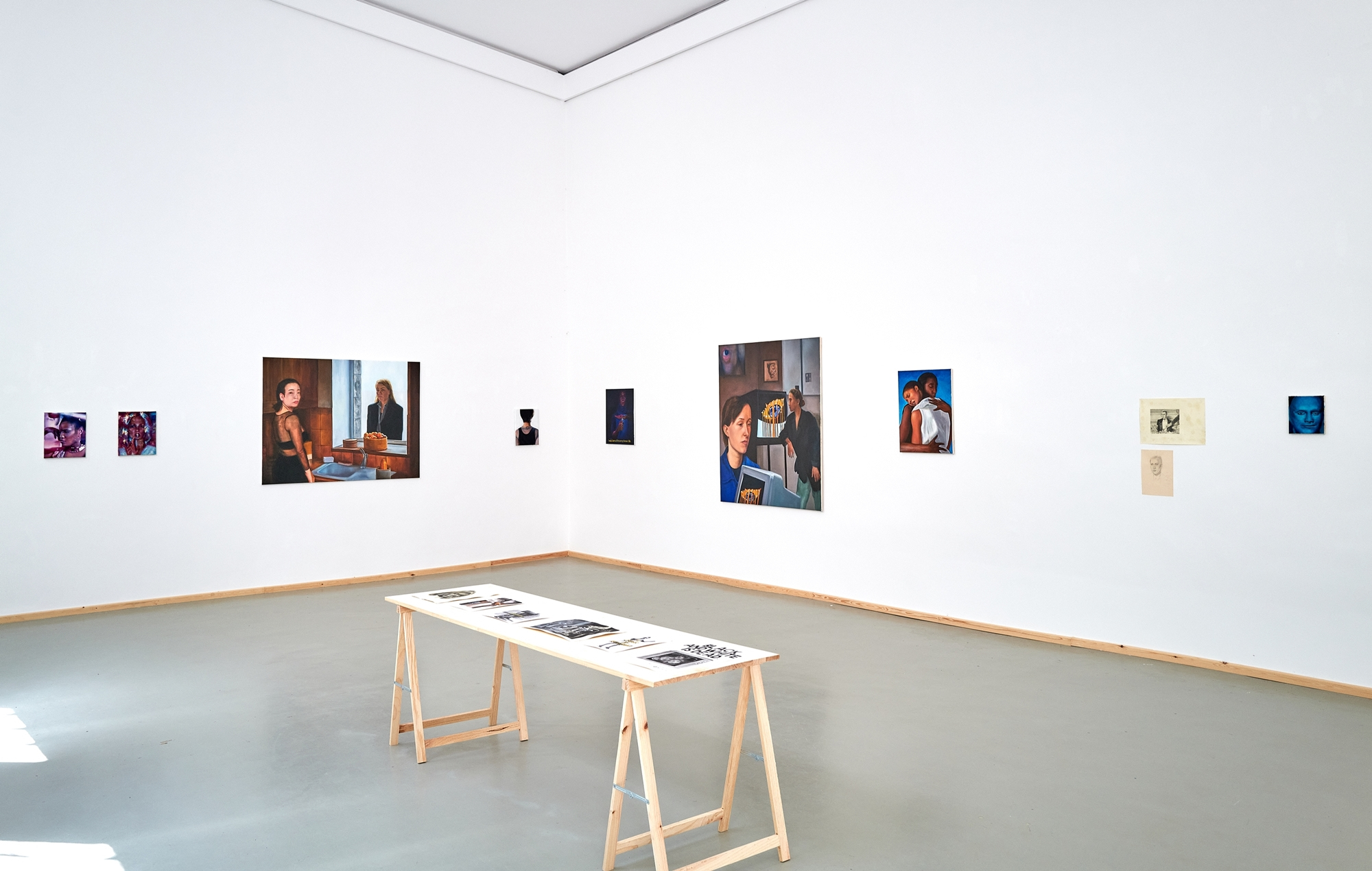 Annabelle Agbo Godeau, Suspense, Exhibition View, Orangerie Munich, 2022