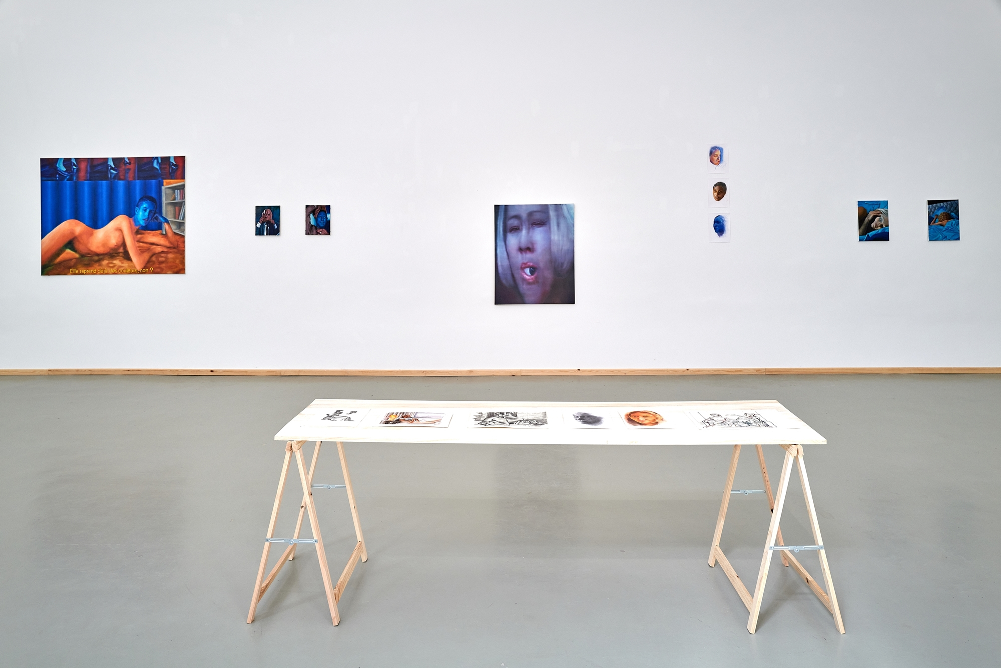 Annabelle Agbo Godeau, Suspense, Exhibition View, Orangerie Munich, 2022