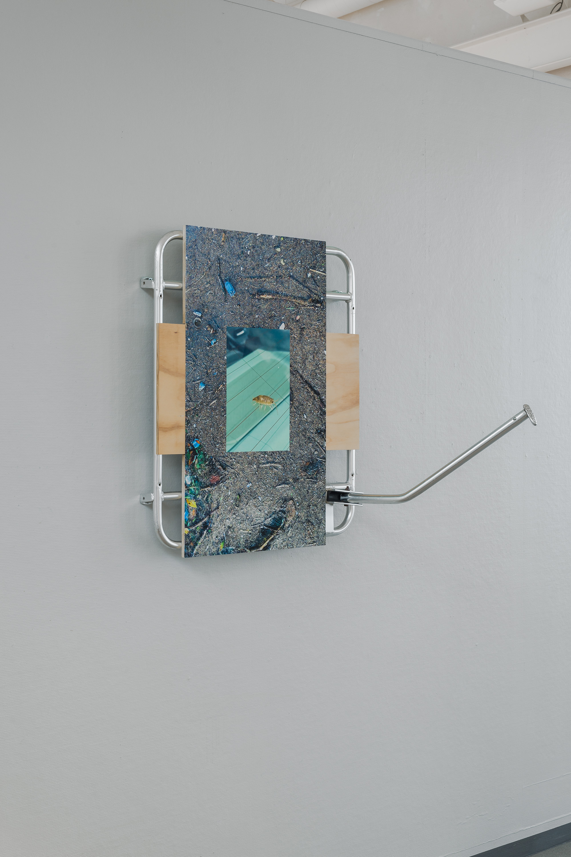 Matti Sumari, Malus Domus (free trial period), aluminum, plywood, digital print, 2022