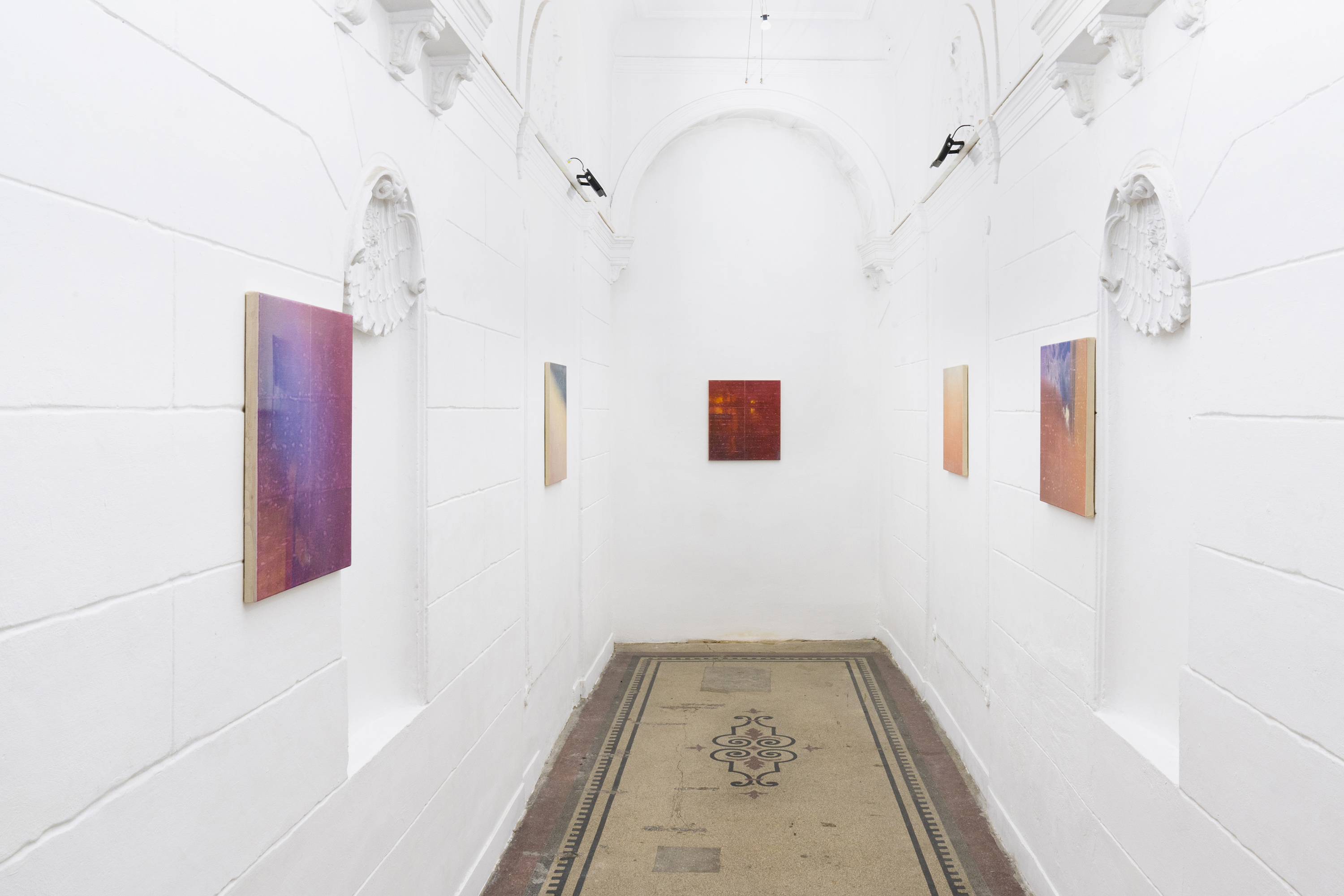 Lukas Matuschek: Smears in the Heat, 2022, installation view 1