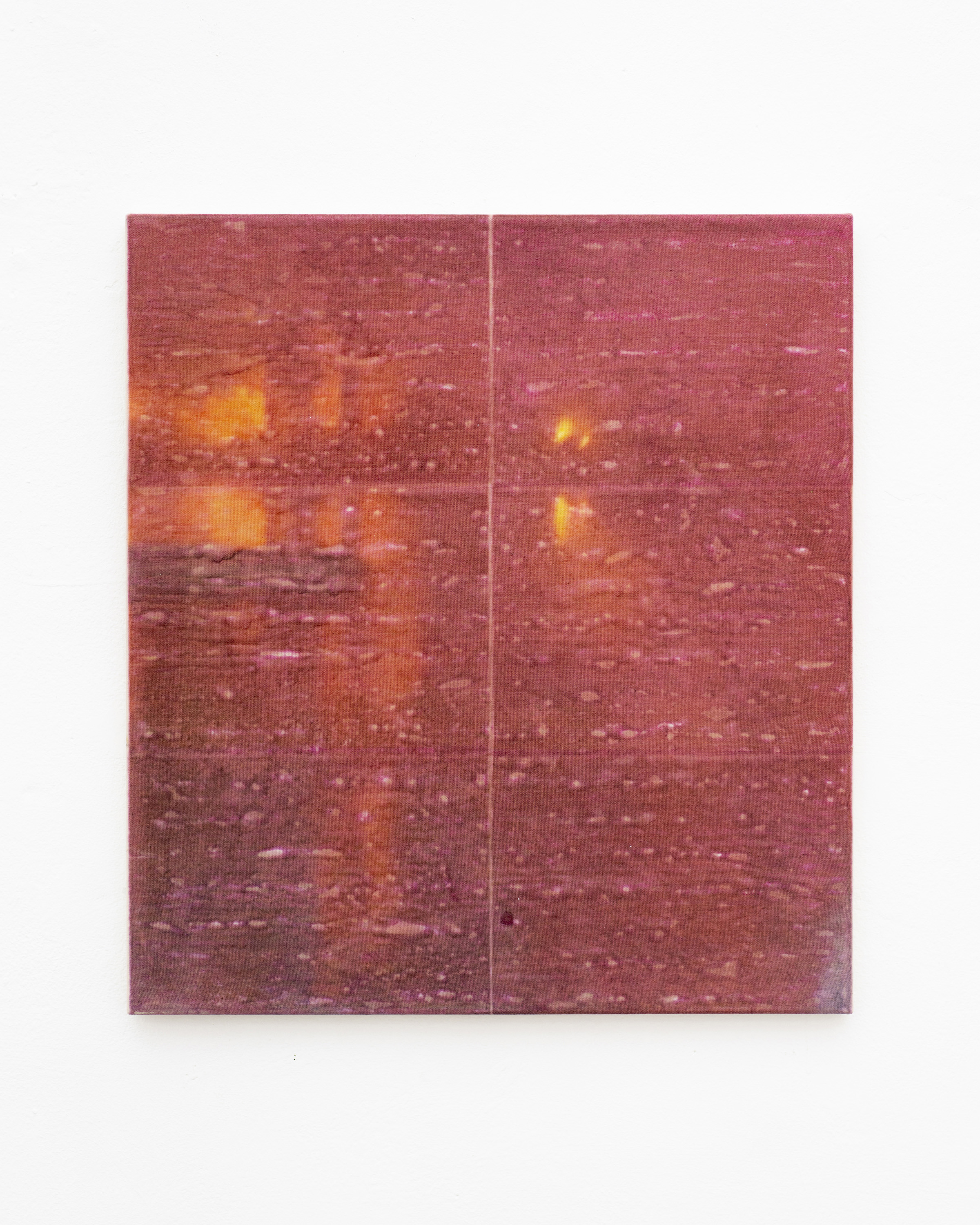 Lukas Matuschek, i*0343 (lights and trees), 2022, Canon GI-50 ink, acrylic medium, varnish on canvas