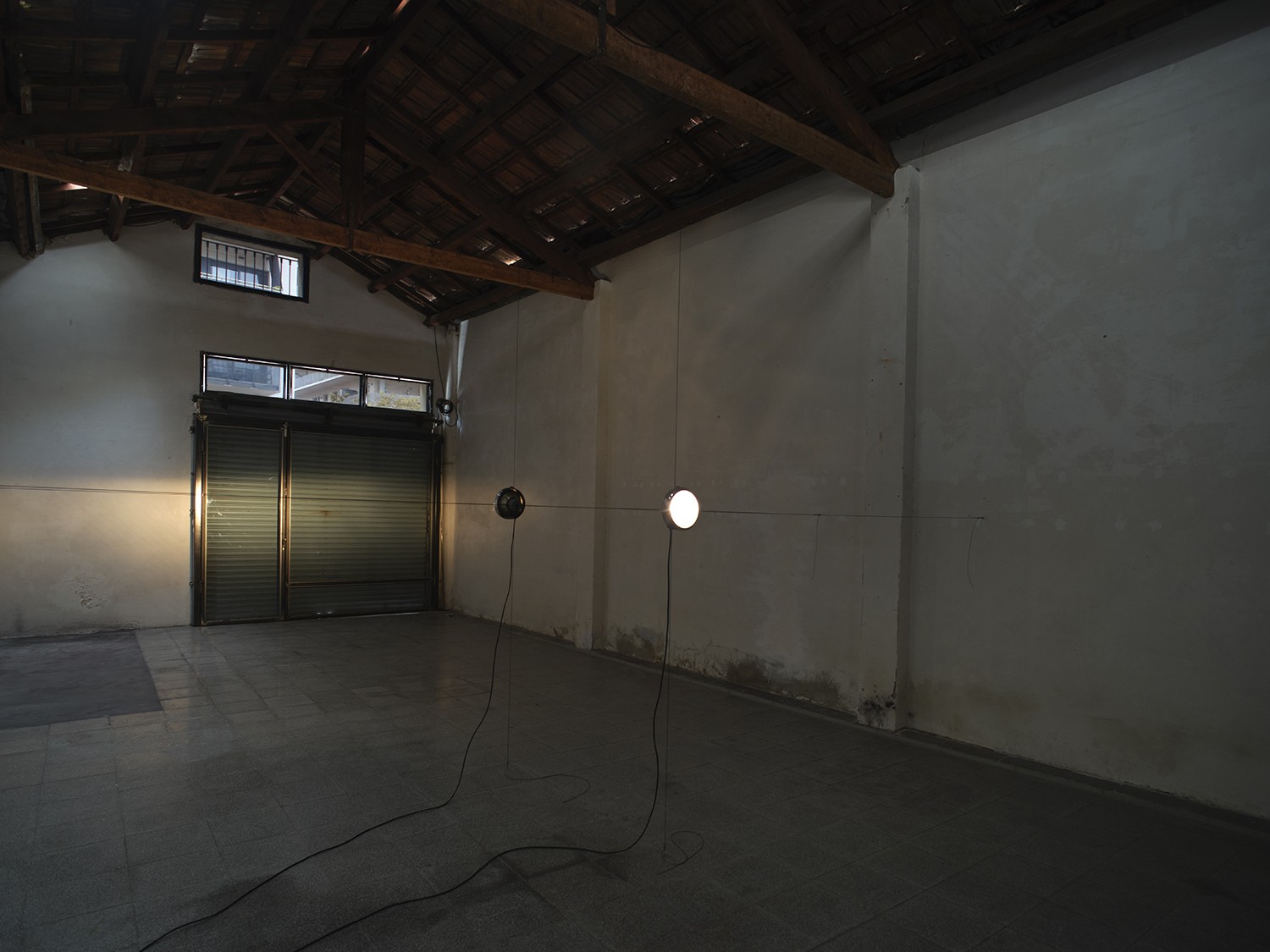 Installation views: "Is it like today?". Solo exhibition by Ian Waelder at ethall gallery in Barcelona, 2022
