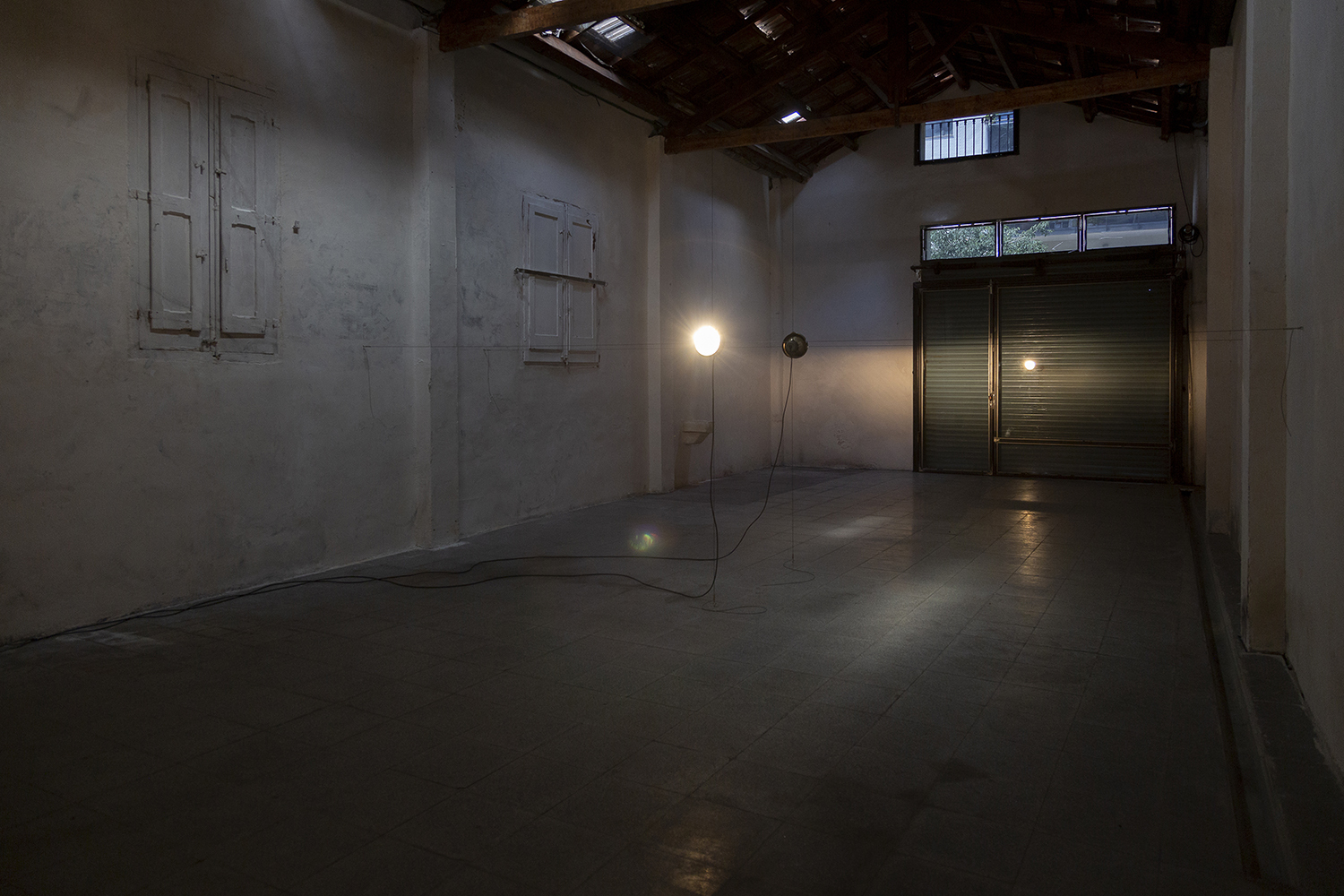 Installation views: "Is it like today?". Solo exhibition by Ian Waelder at ethall gallery in Barcelona, 2022