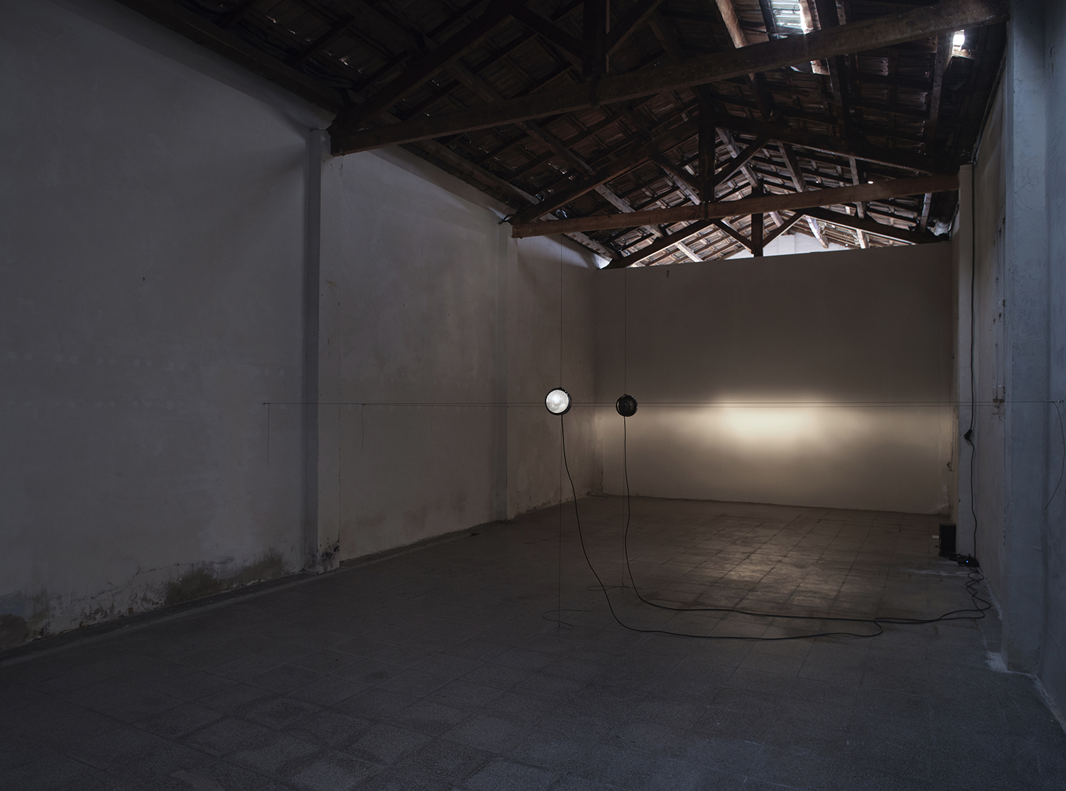 Installation views: "Is it like today?". Solo exhibition by Ian Waelder at ethall gallery in Barcelona, 2022