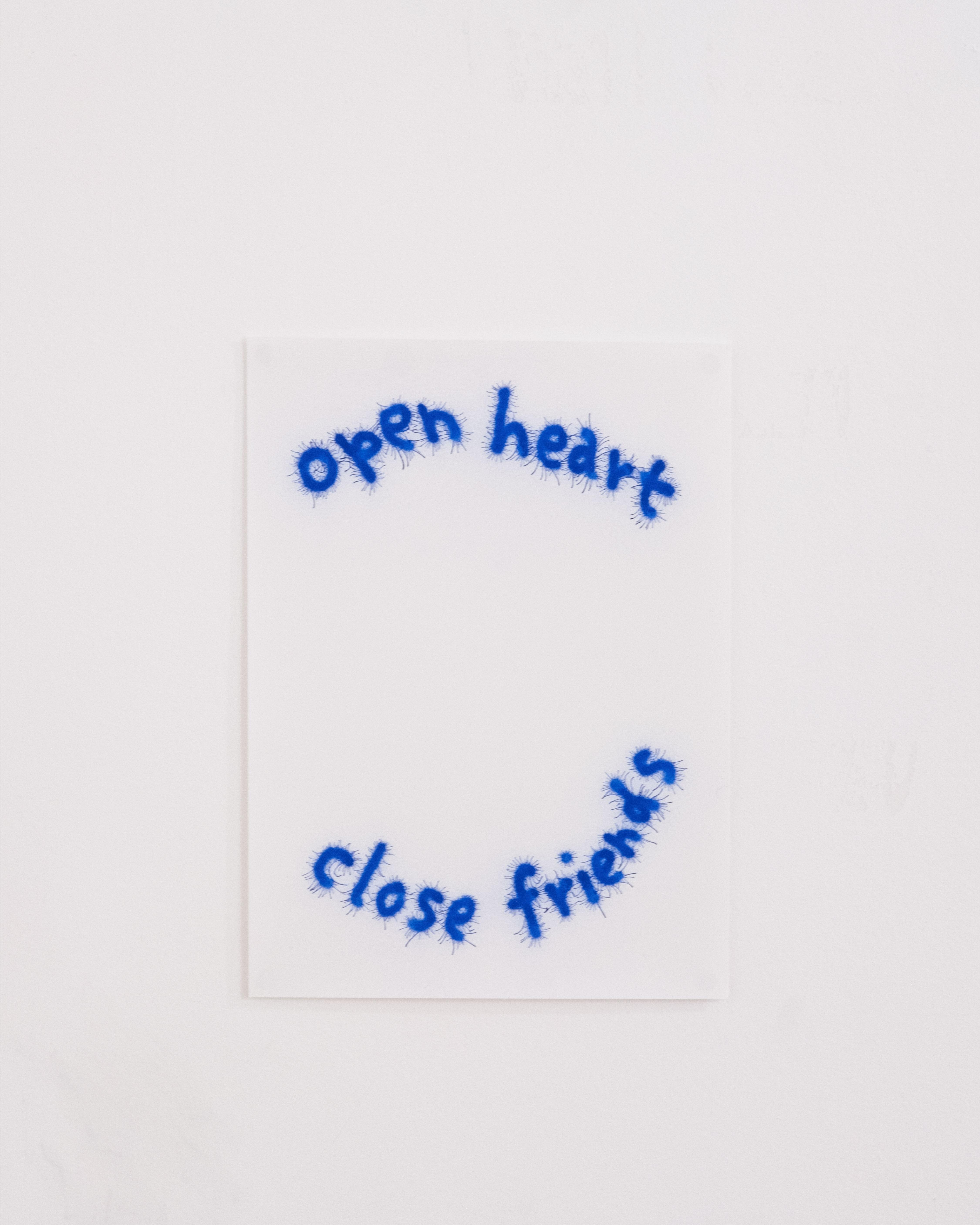 open heart close friends