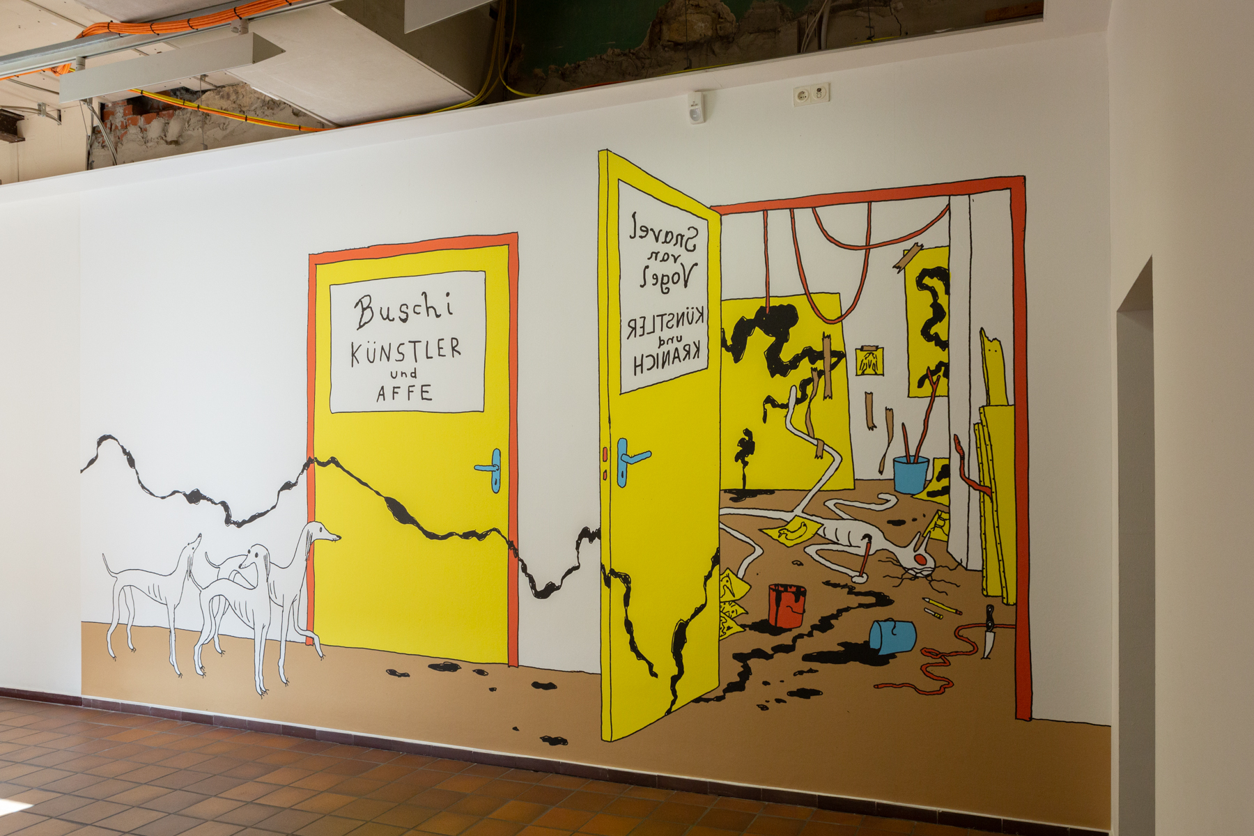 Anna Haifisch, Homi, installation view Kunsthalle Osnabrück, 2022. Photo: Lucie Marsmann