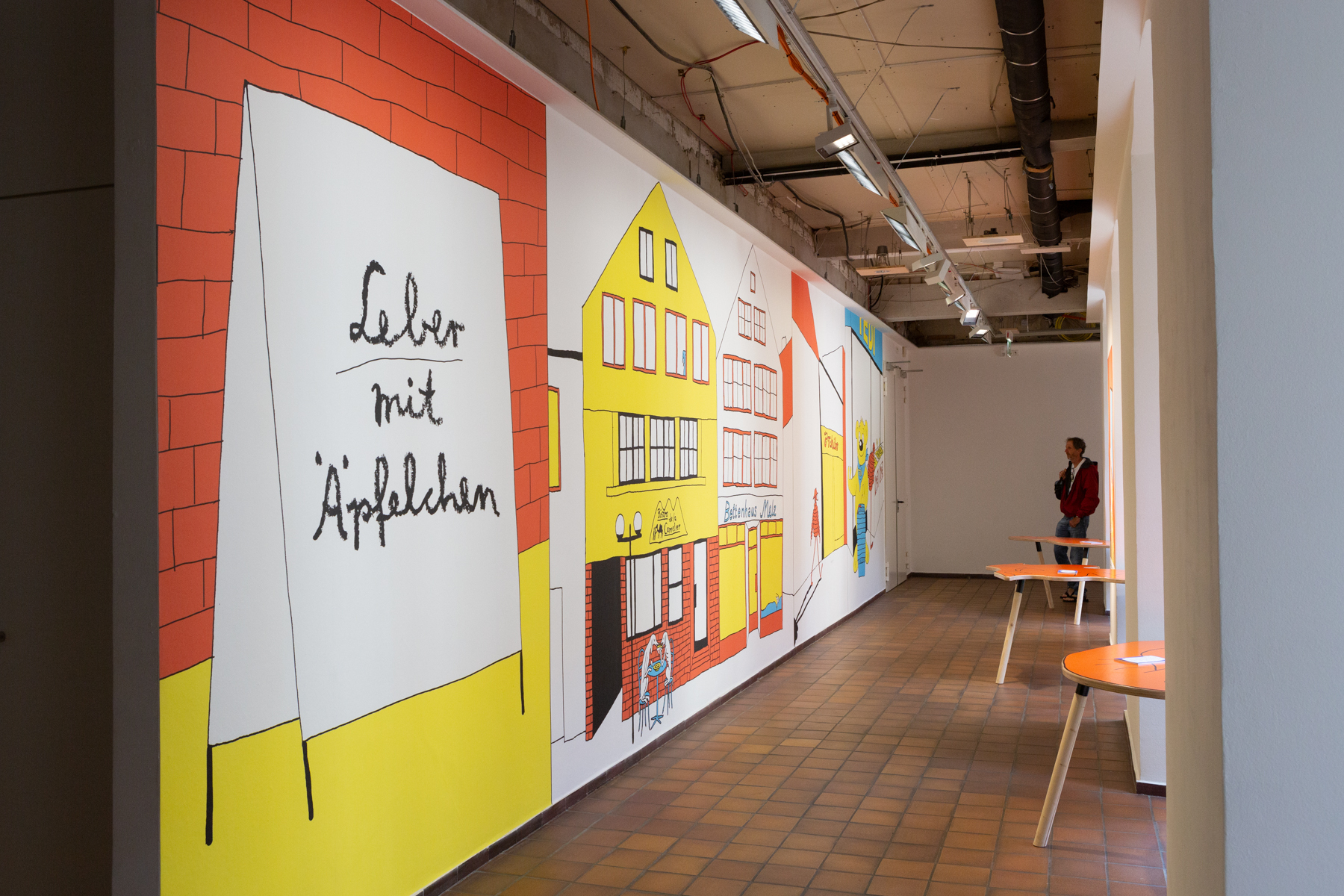 Anna Haifisch, Homi, installation view Kunsthalle Osnabrück, 2022. Photo: Lucie Marsmann