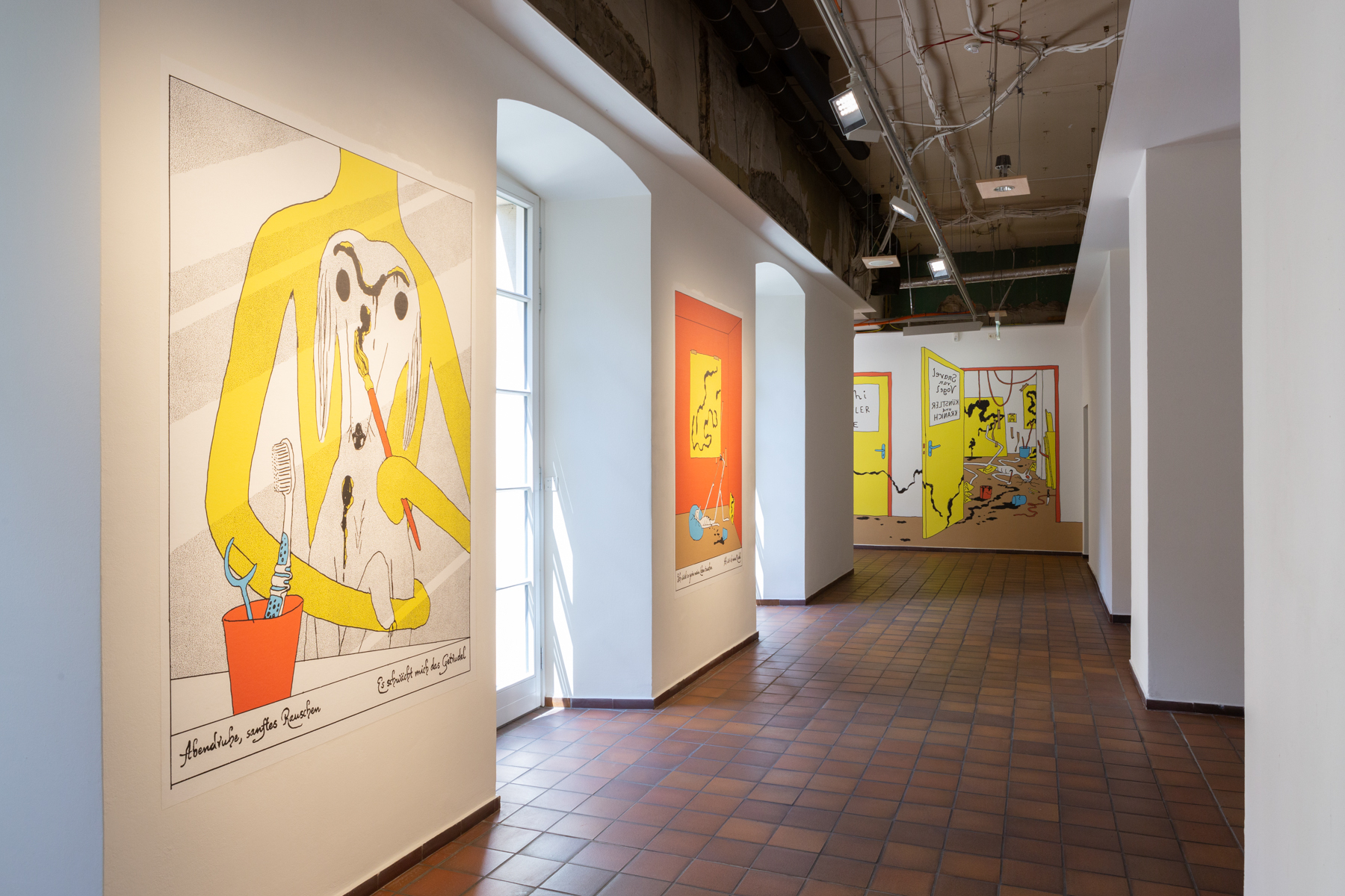 Anna Haifisch, Homi, installation view Kunsthalle Osnabrück, 2022. Photo: Lucie Marsmann