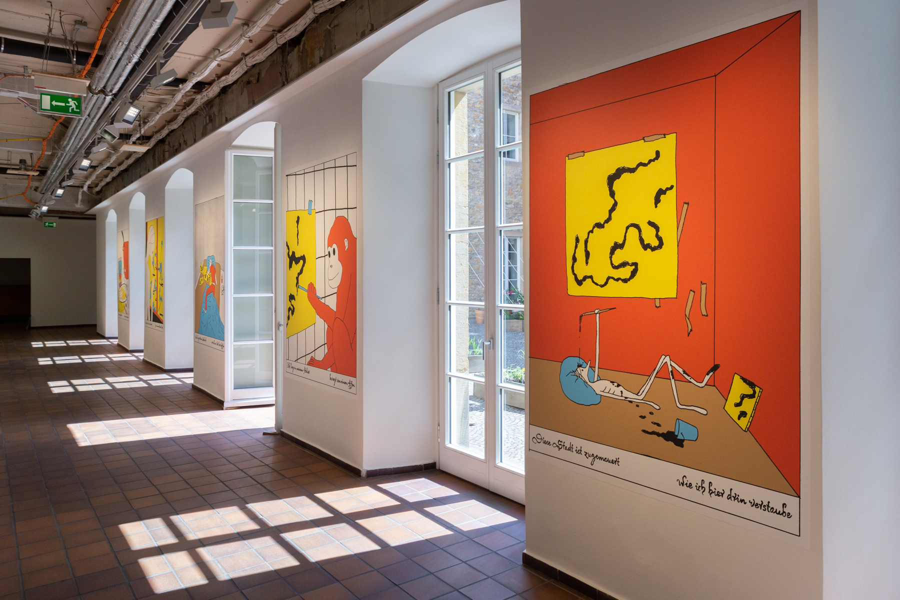 Anna Haifisch, Homi, installation view Kunsthalle Osnabrück, 2022. Photo: Lucie Marsmann