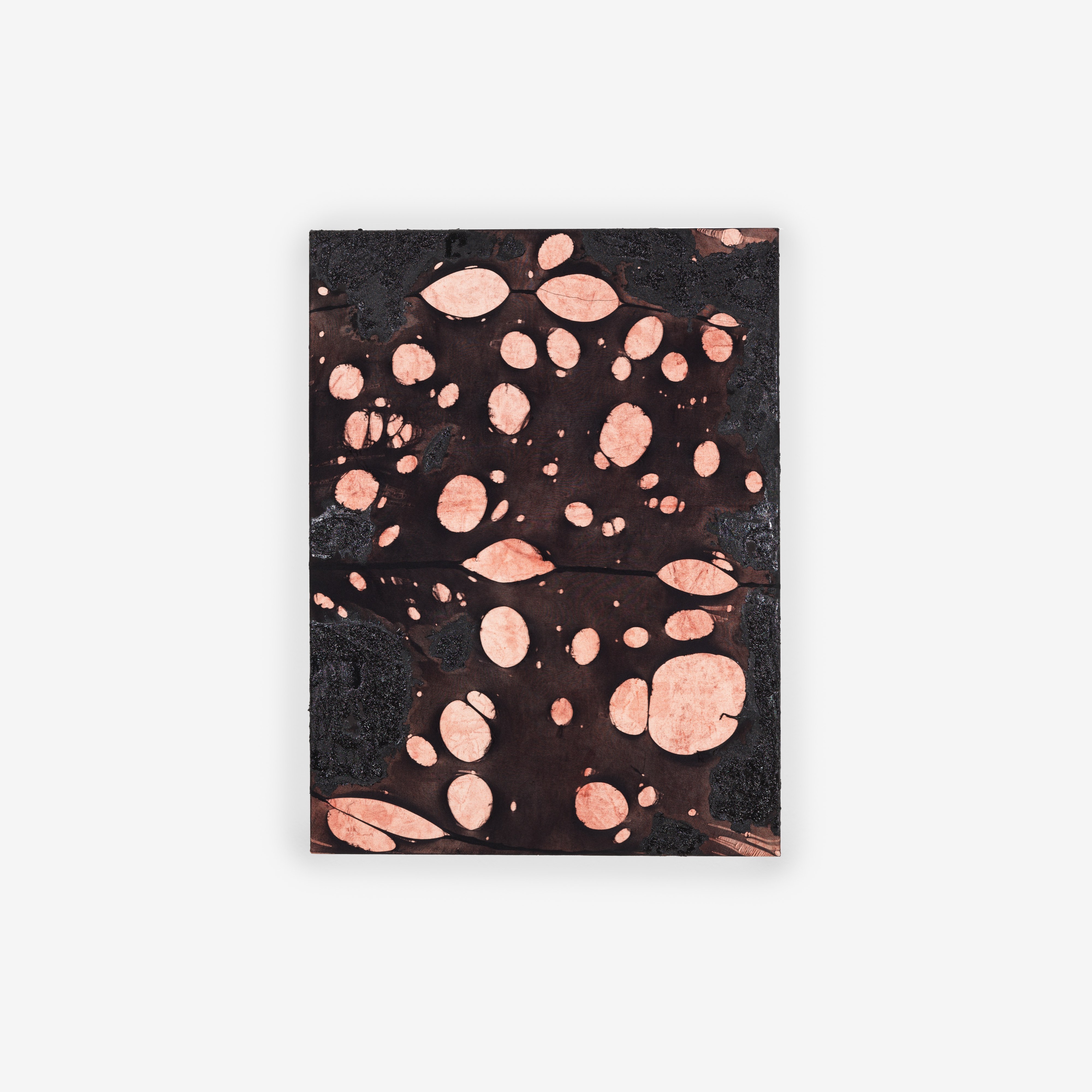 Javier Alvarez Sagredo, "Untitled (LĂĄgrimas)", 2022. Oil, sewn polyester, rabbit skin glue, pigments on cotton canvas, 60.0 x 80.0 cm