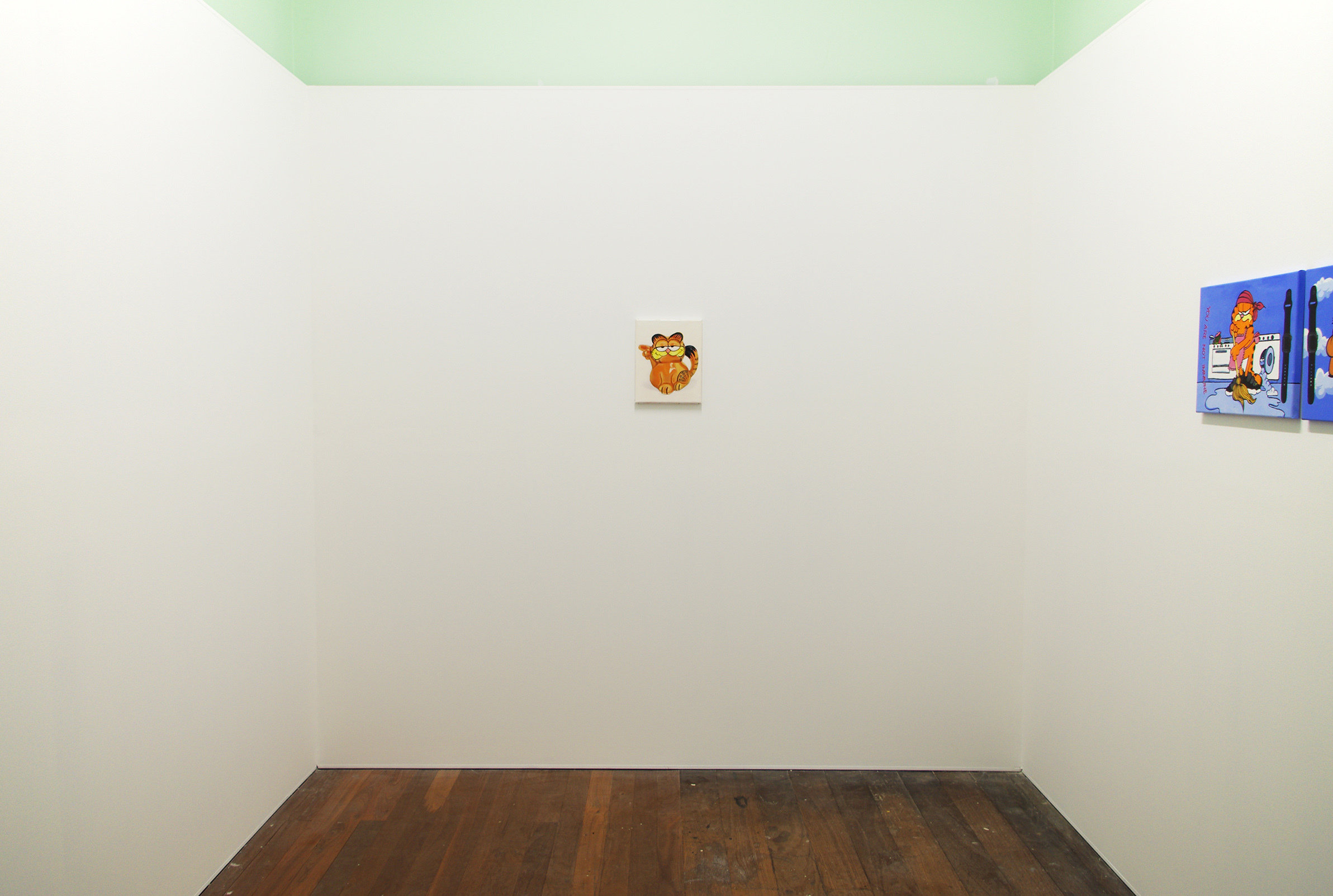 Garfield in 2D, 2022, exhibition view, Disneyland Paris, Perth