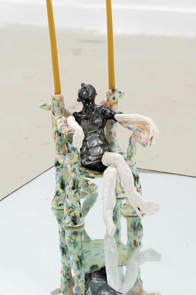 Ana Botezatu, "A pile of anxieties", glazed ceramics, variable dimensions, 2020