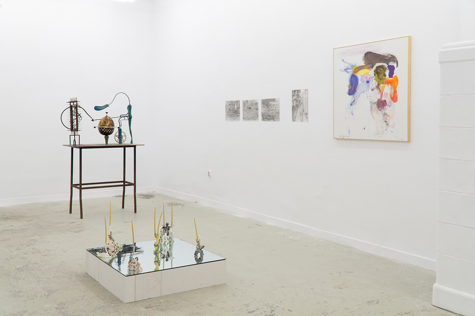 Bogdan Breza, Ana Botezatu, Matei Toșa, Diana Brăescu, exhibition view