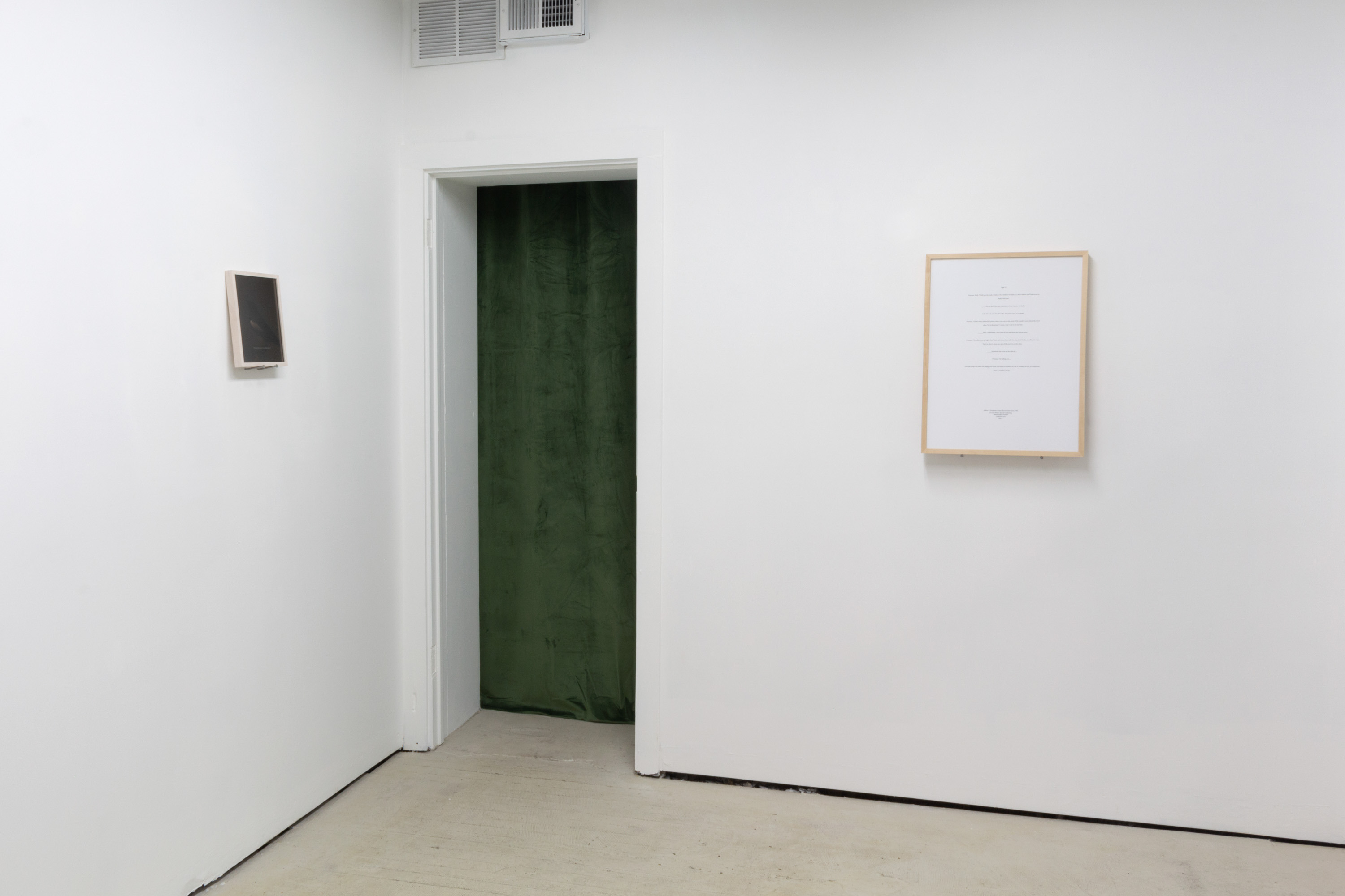 Installation view