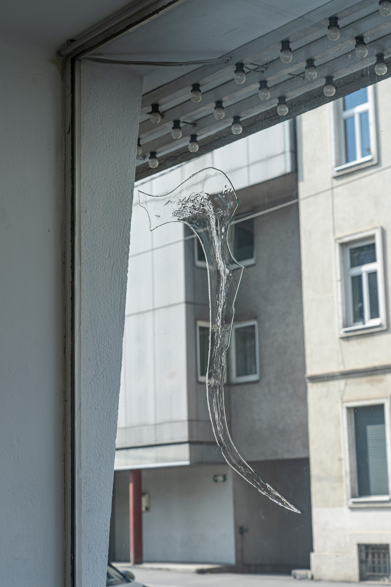 Markus Sworcik, Vexing/Spike 1, 2022, 103 x 68 x 0,4 cm, Silicone