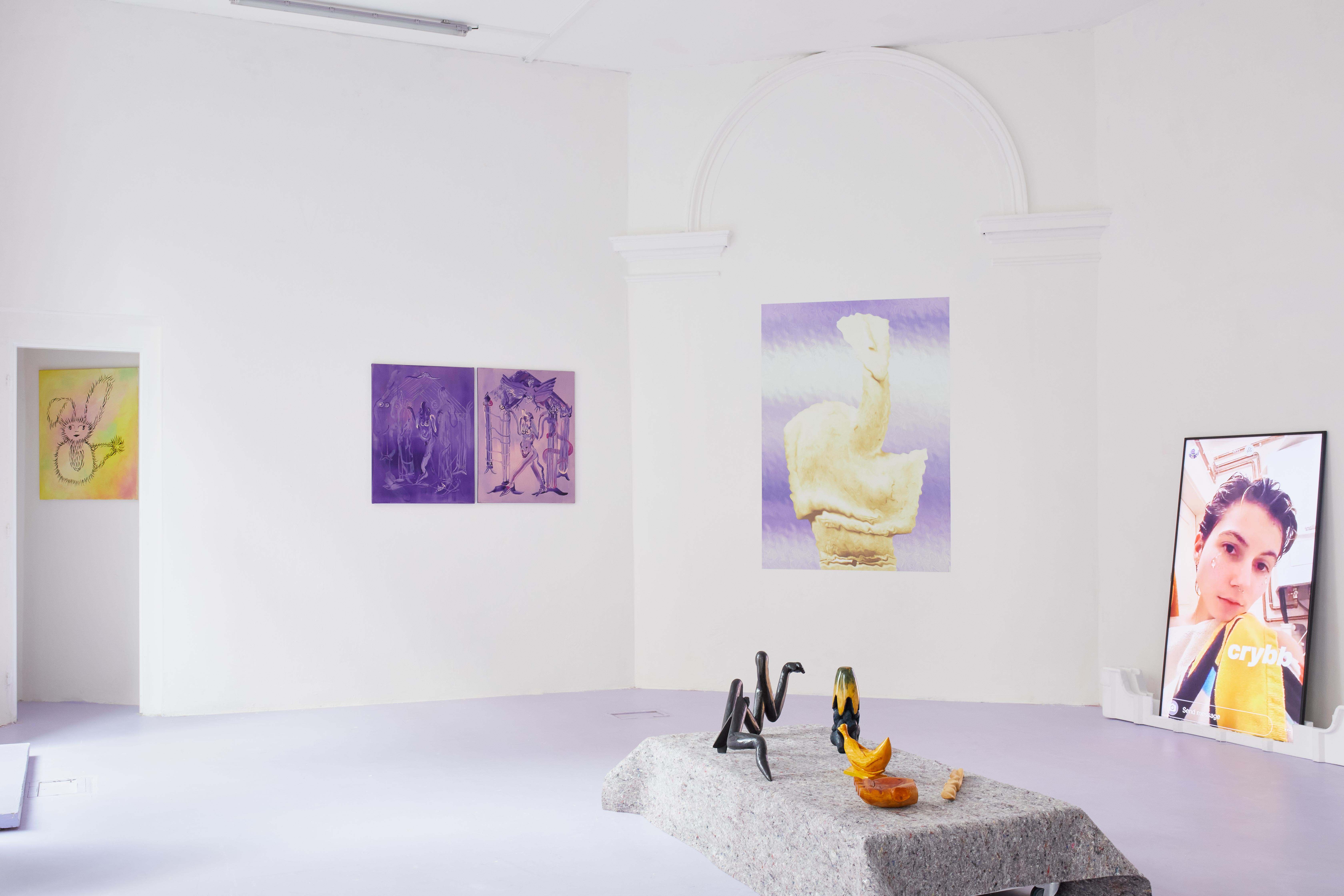 Installation view of the exhibition, ‘Ennui’, SVĚTOVA 1 AS, Prague, 1 — 17 September 2021. Photograph: Karolína Matušková © SVĚTOVA 1 AS