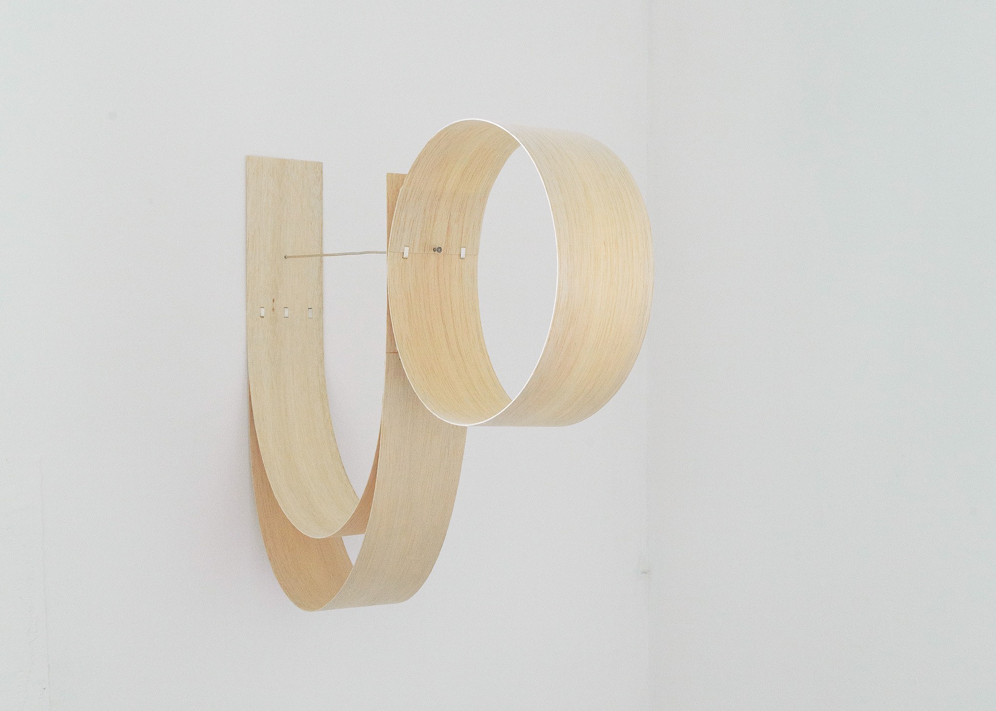 Marlene Leonie Posch, butt-glued, 2022, sterling silver, wood veneers, 80 Ă 10 Ă 20 cm