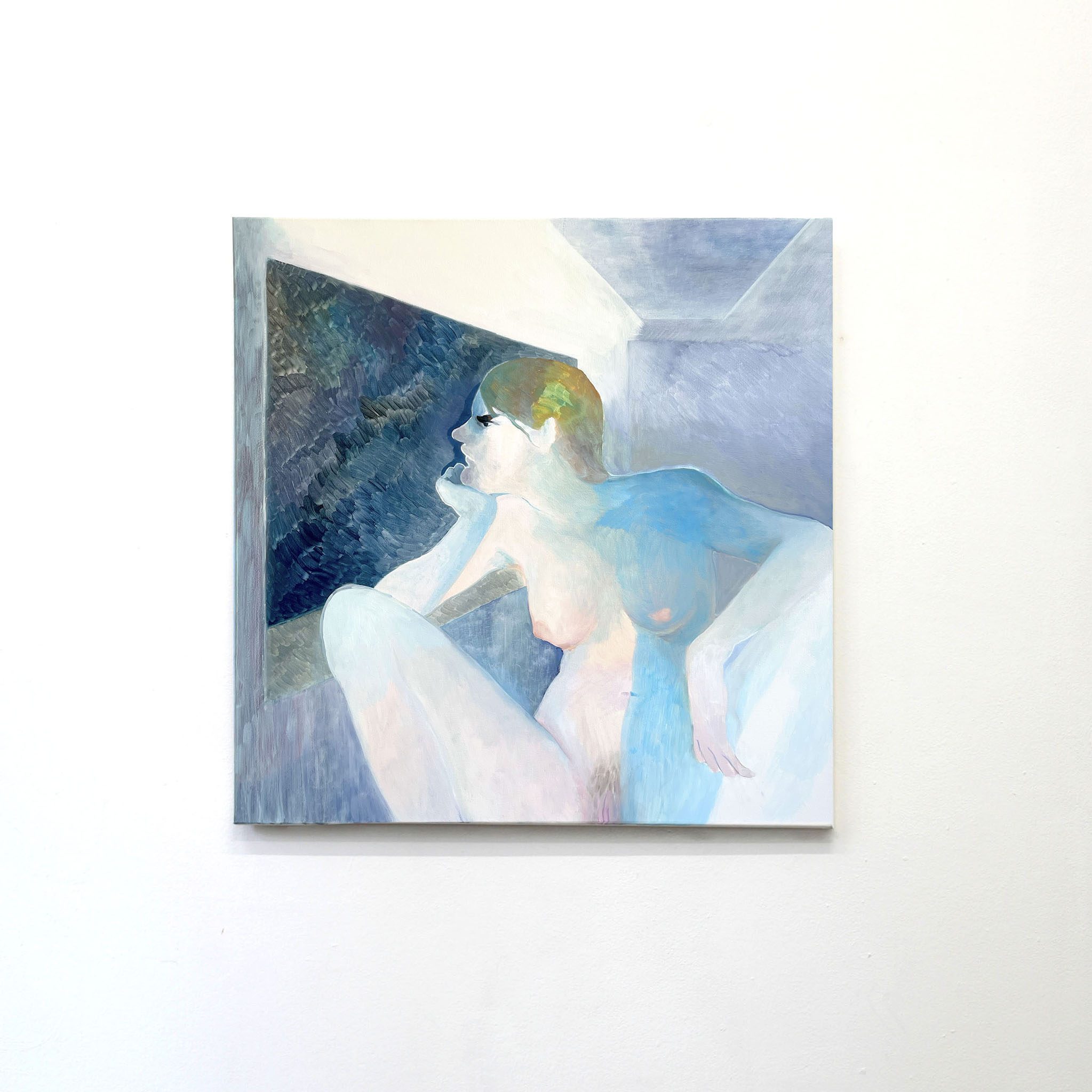 Lisa Slawitz, February Portrait, 2022, oil on canvas