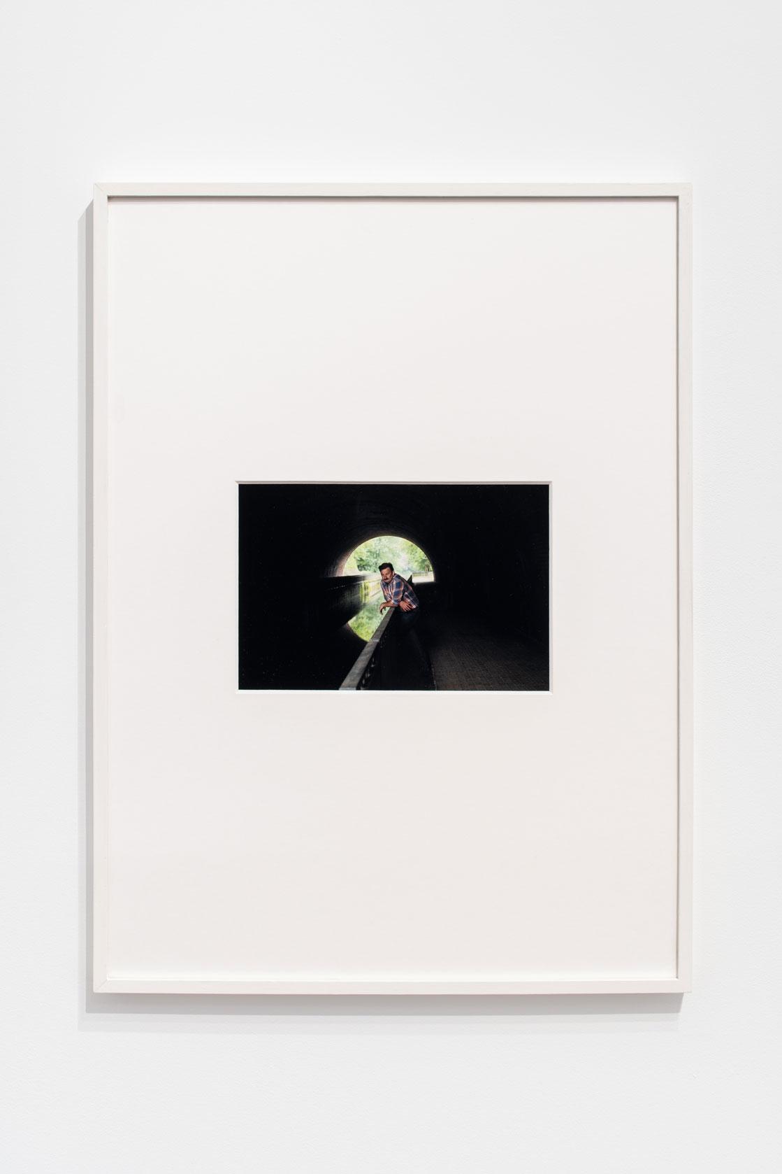 Alain Guiraudie Lambert Tunnel, 2018 16 × 24 cm, Lambda print Edition 1/3 + 1 AP Courtesy of the artist and Crèvecoeur. Photography: Martin Argyroglo.