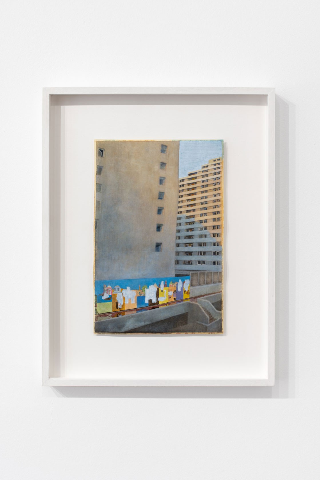 Clio Sze To Fresque, 2022 watercolor on chinese silk, 29 × 19 cm Courtesy of the artist and Crèvecoeur. Photography: Martin Argyroglo.