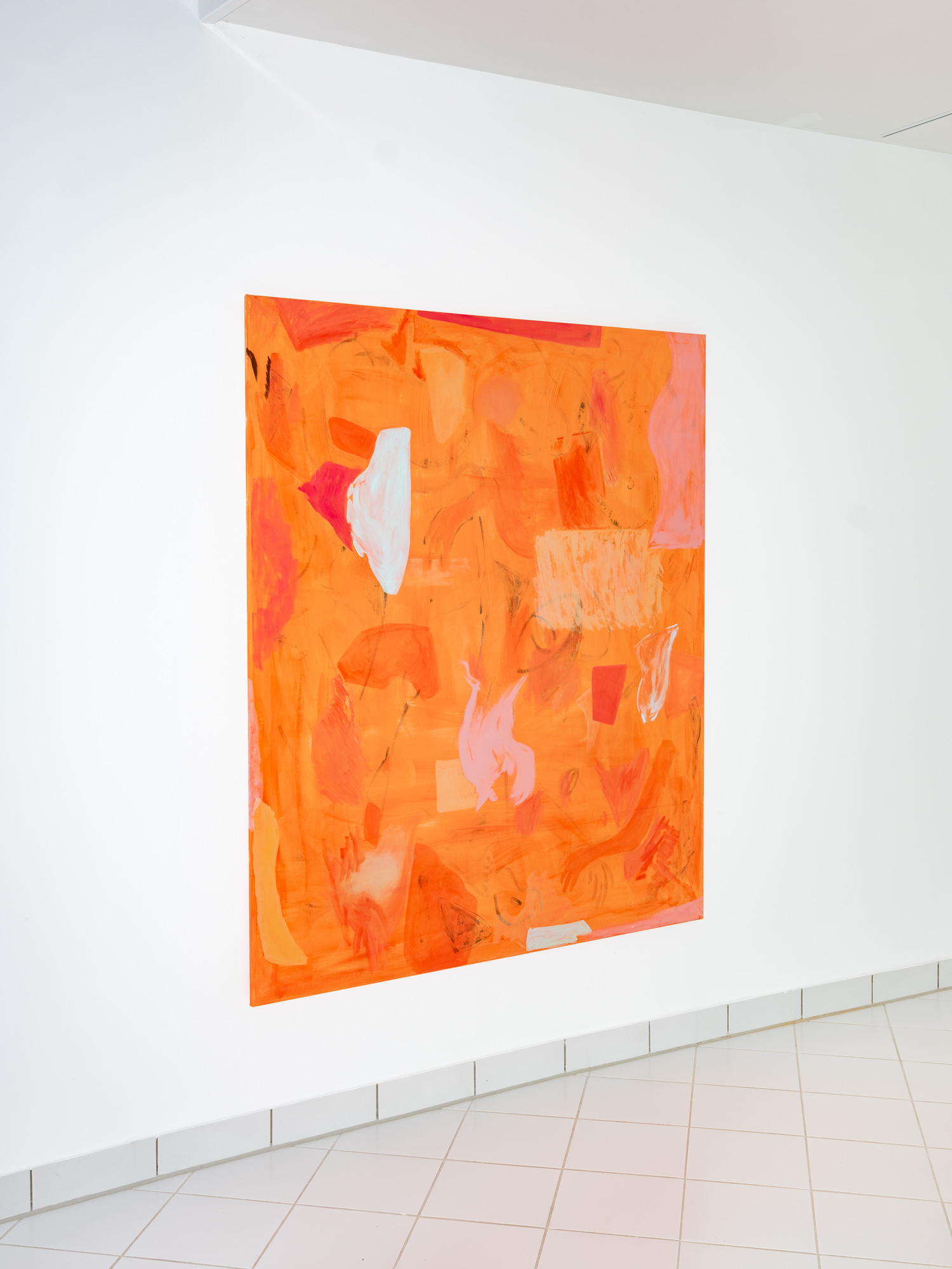 Zoé de Soumagnat, Bathing, 180x150cm, Oil and acrylic on canvas, 2022 