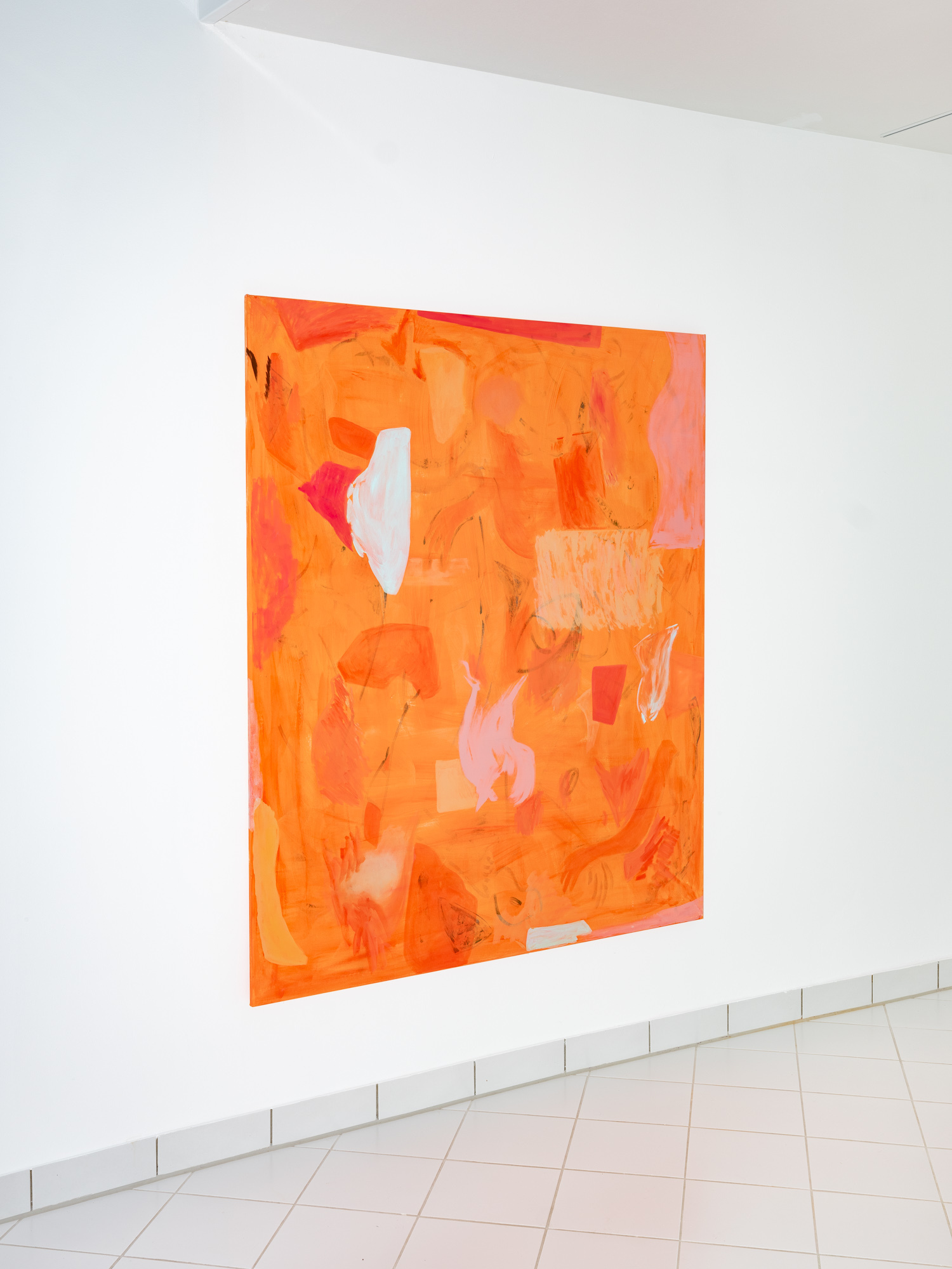 Zoé de Soumagnat, Bathing, 180x150cm, Oil and acrylic on canvas, 2022