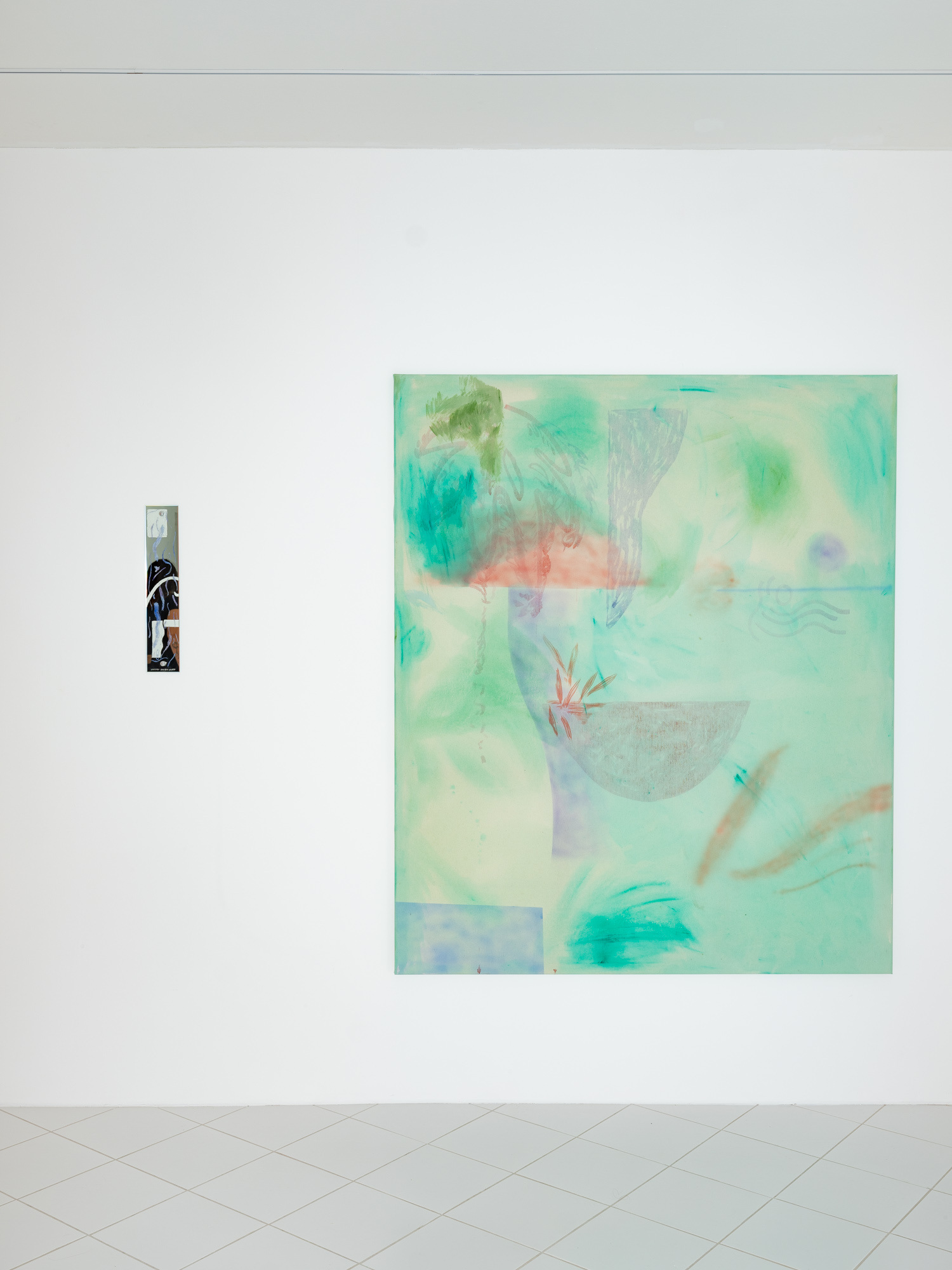 Zoé de Soumagnat, The water doubly sleep, installation view, 2022