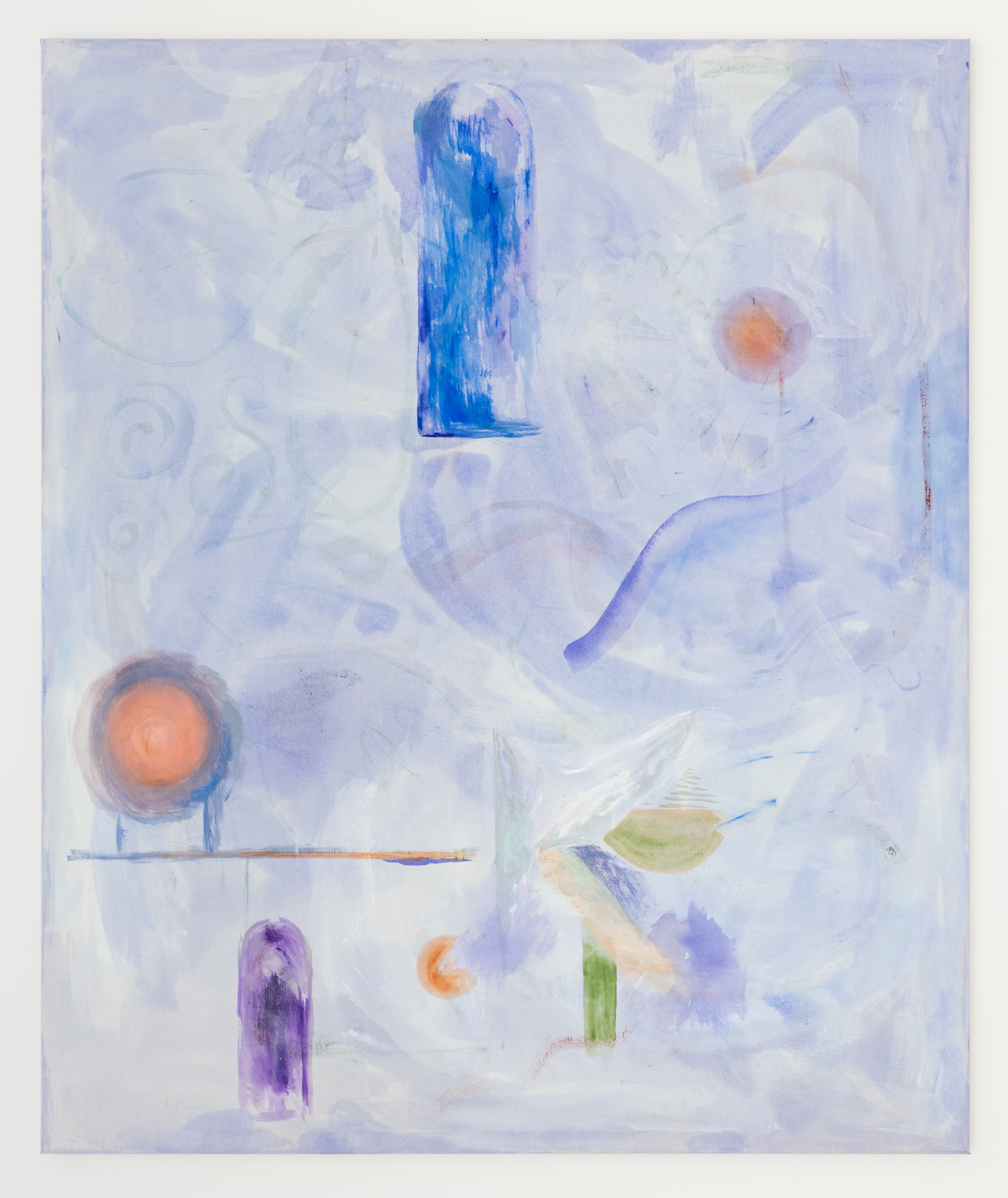 Zoé de Soumagnat, Underwater, 180x150cm, Oil and acrylic on canvas, 2022