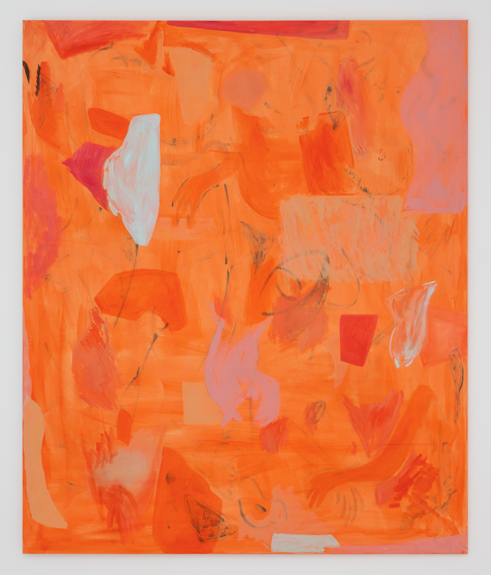 Zoé de Soumagnat, Bathing 180x150cm, Oil and acrylic on canvas, 2022