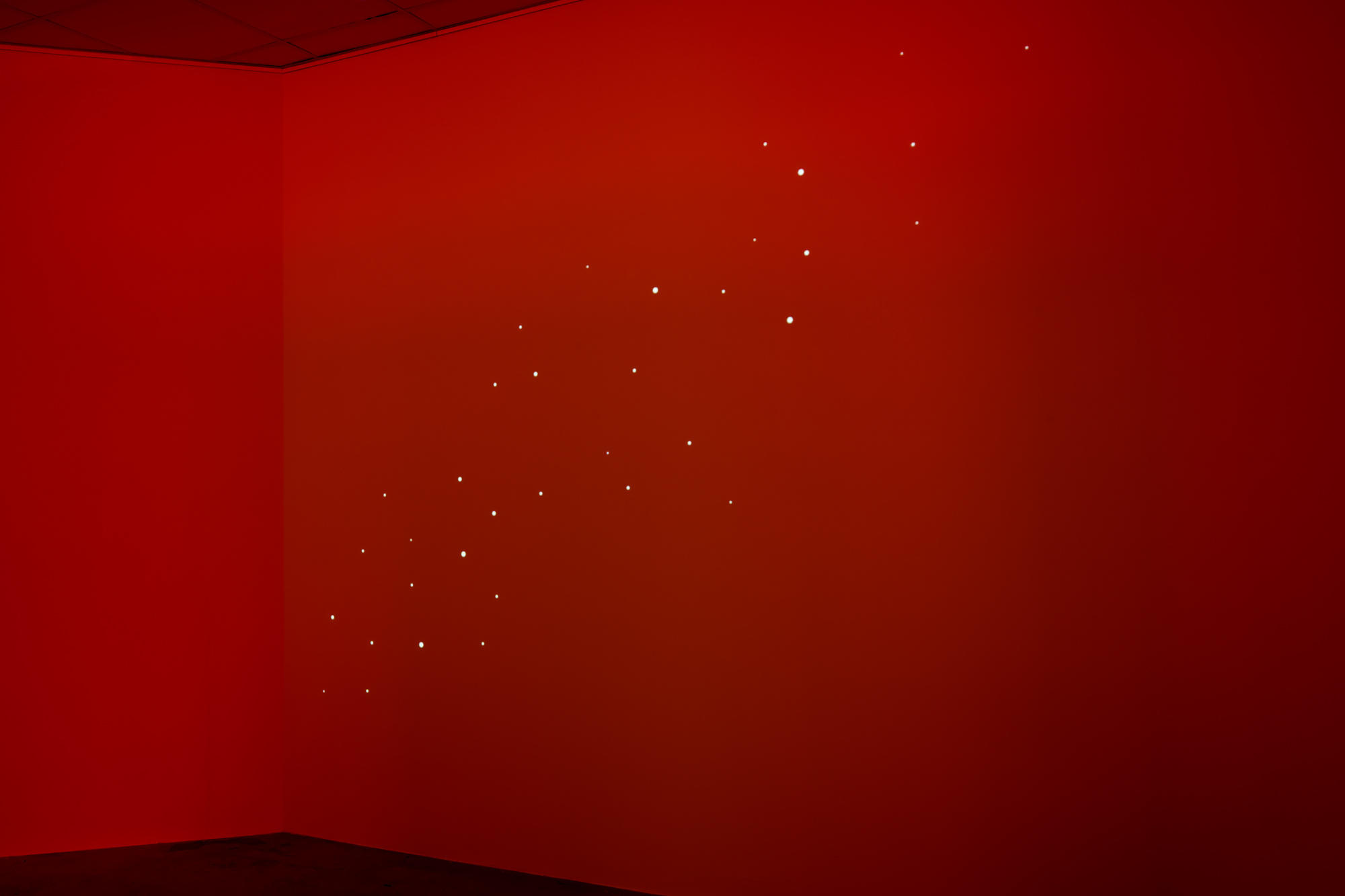 Installation view: 'We touch the sun, stars and everywhere at once' single channel projection
