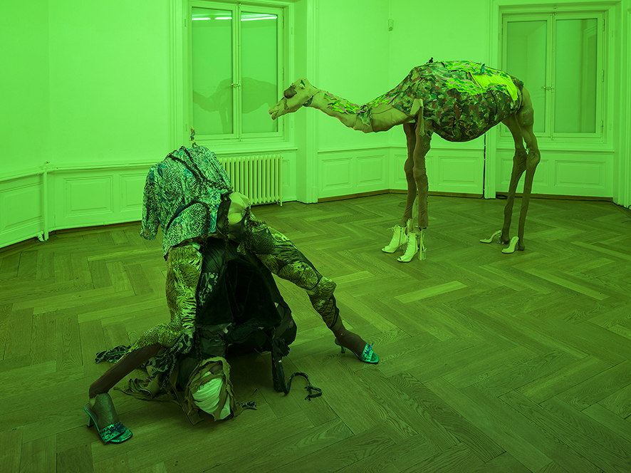 Latefa Wiersch, Original Features, 2022, Installation View Kunsthaus Langenthal, Photo: CE, Courtesy of the artist