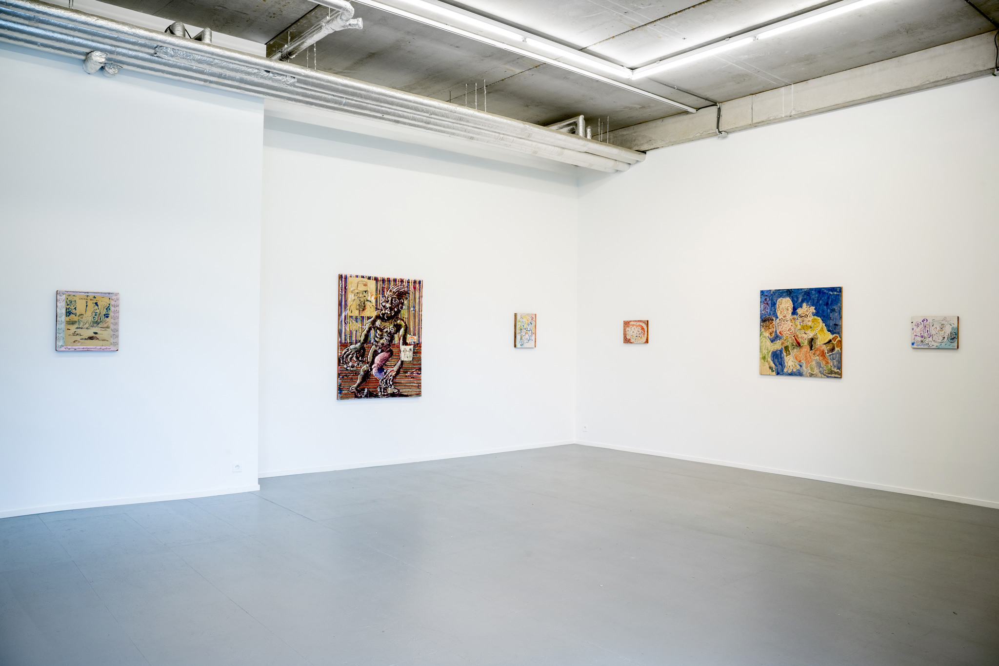 Exhibition view 'My mind is the mind of a fish' PLUS-ONE Gallery