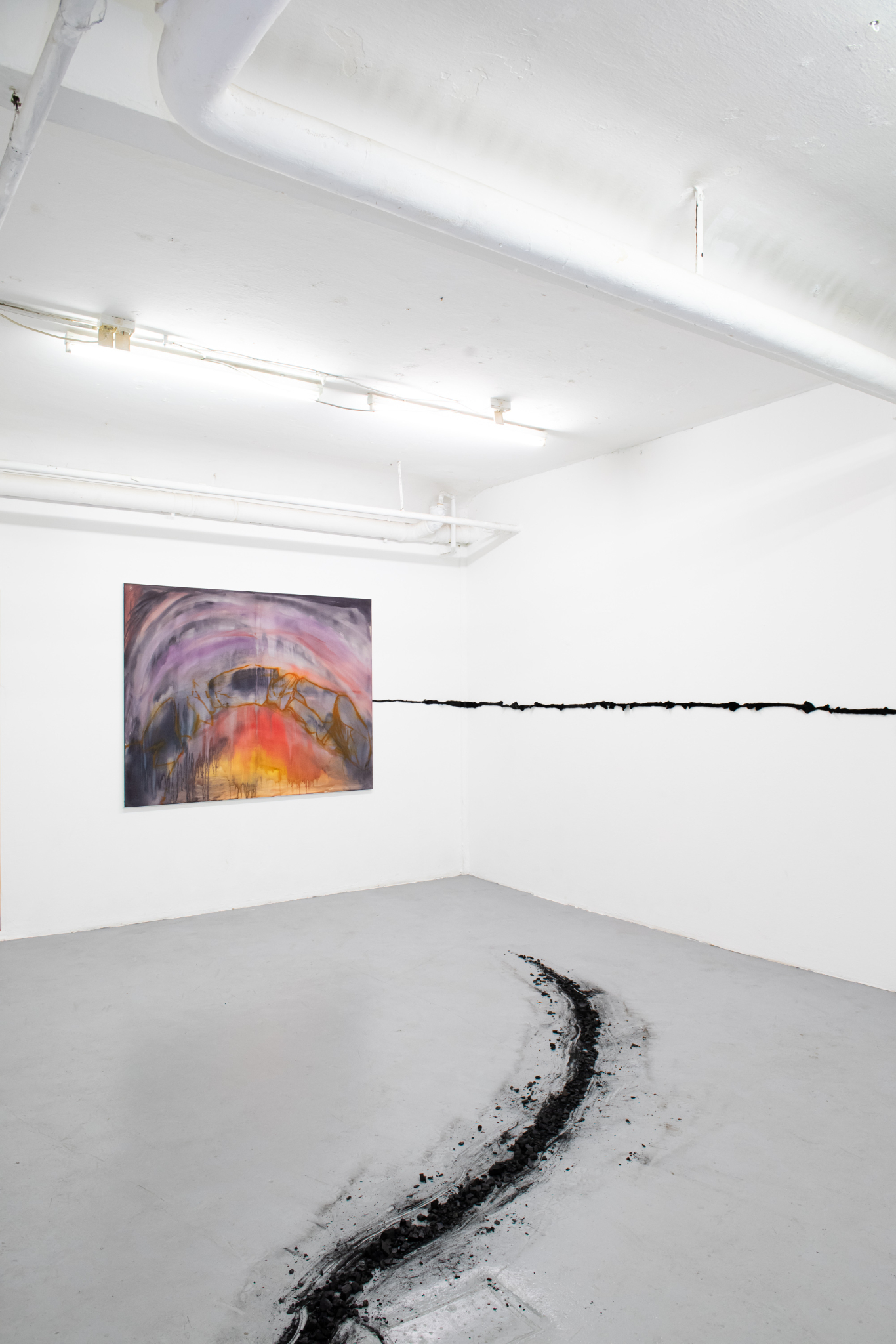 Abandoned Fireplace / Study (2022) 140 x 180 cm