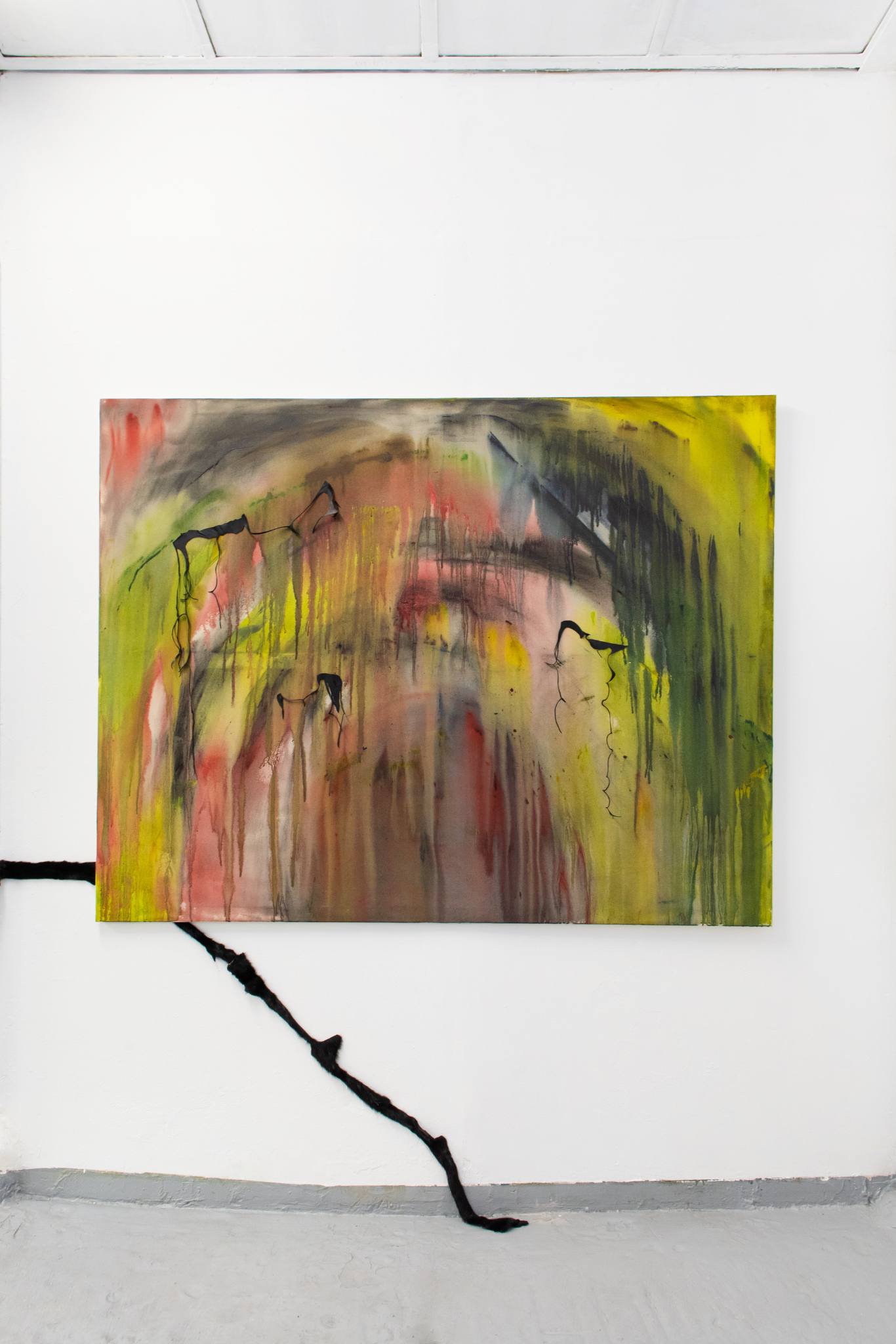 Illuminated Cave / Fresco (2022) 140 x 180 cm