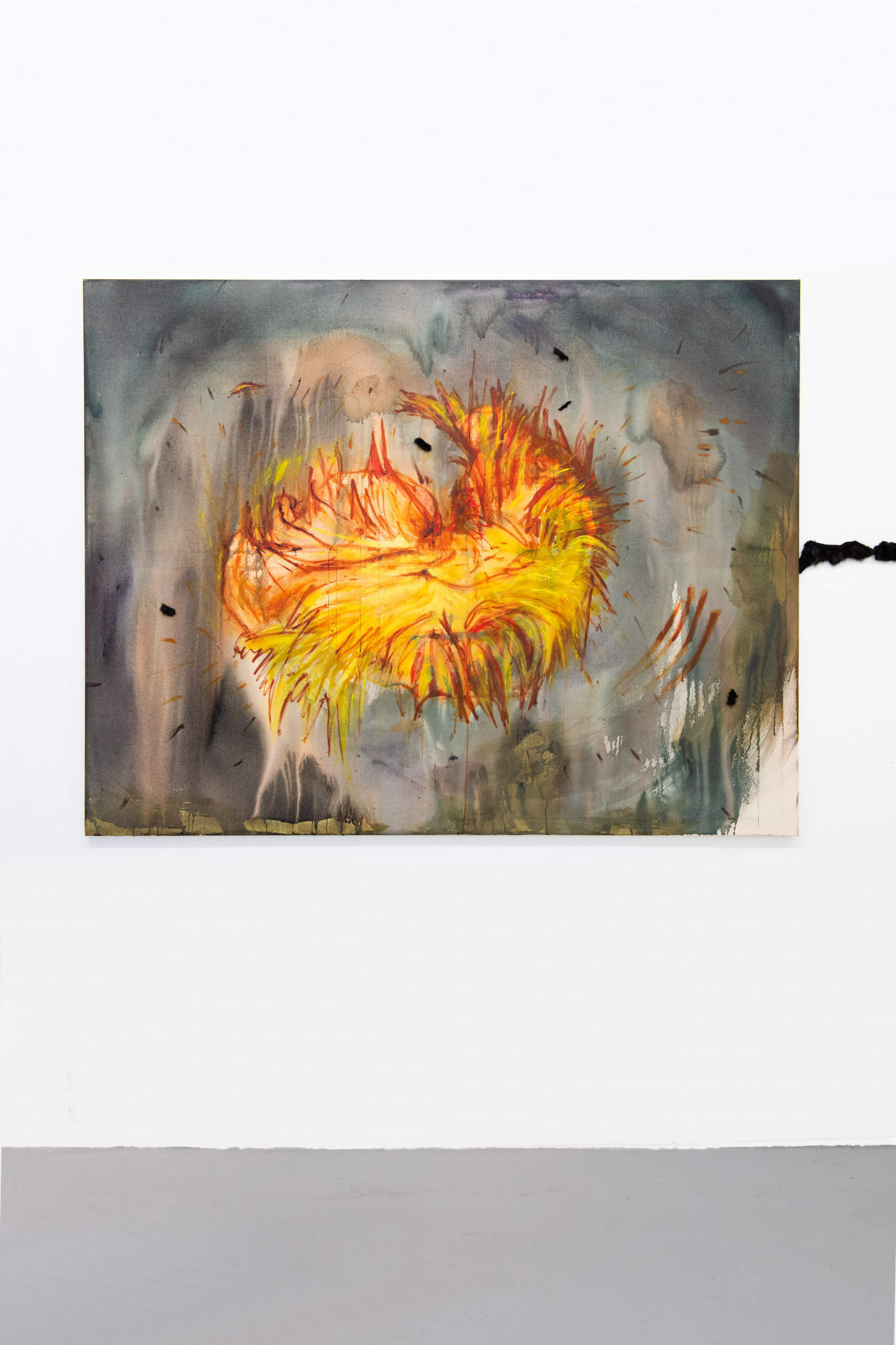 Imagining a Flame / Mural (2022) 140 x 180 cm