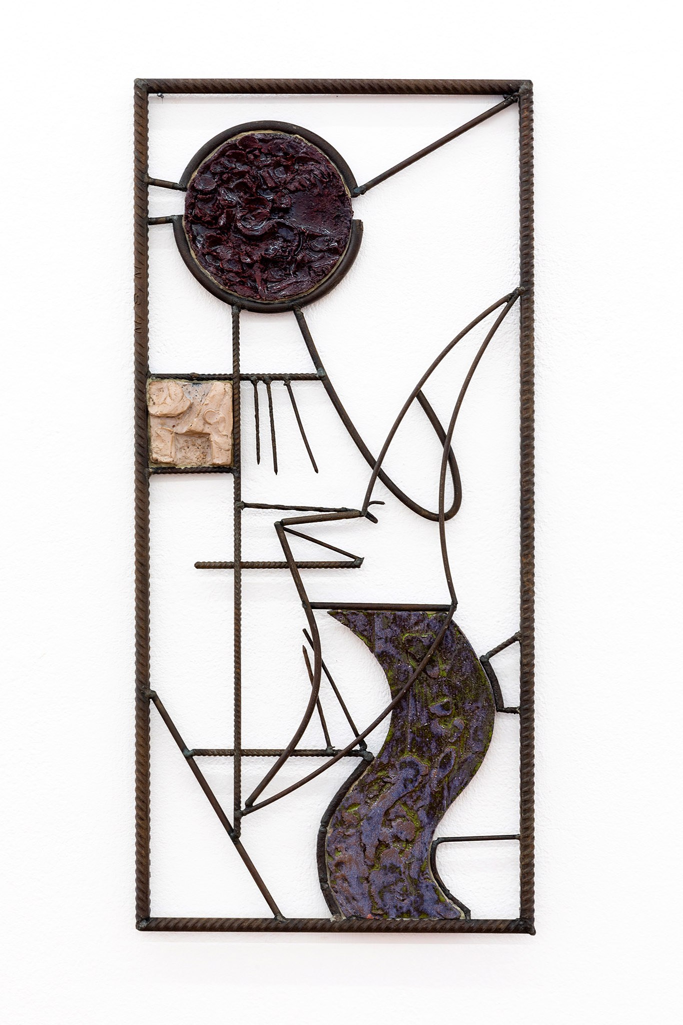 Nightswing, Iron, Ceramic, 2021