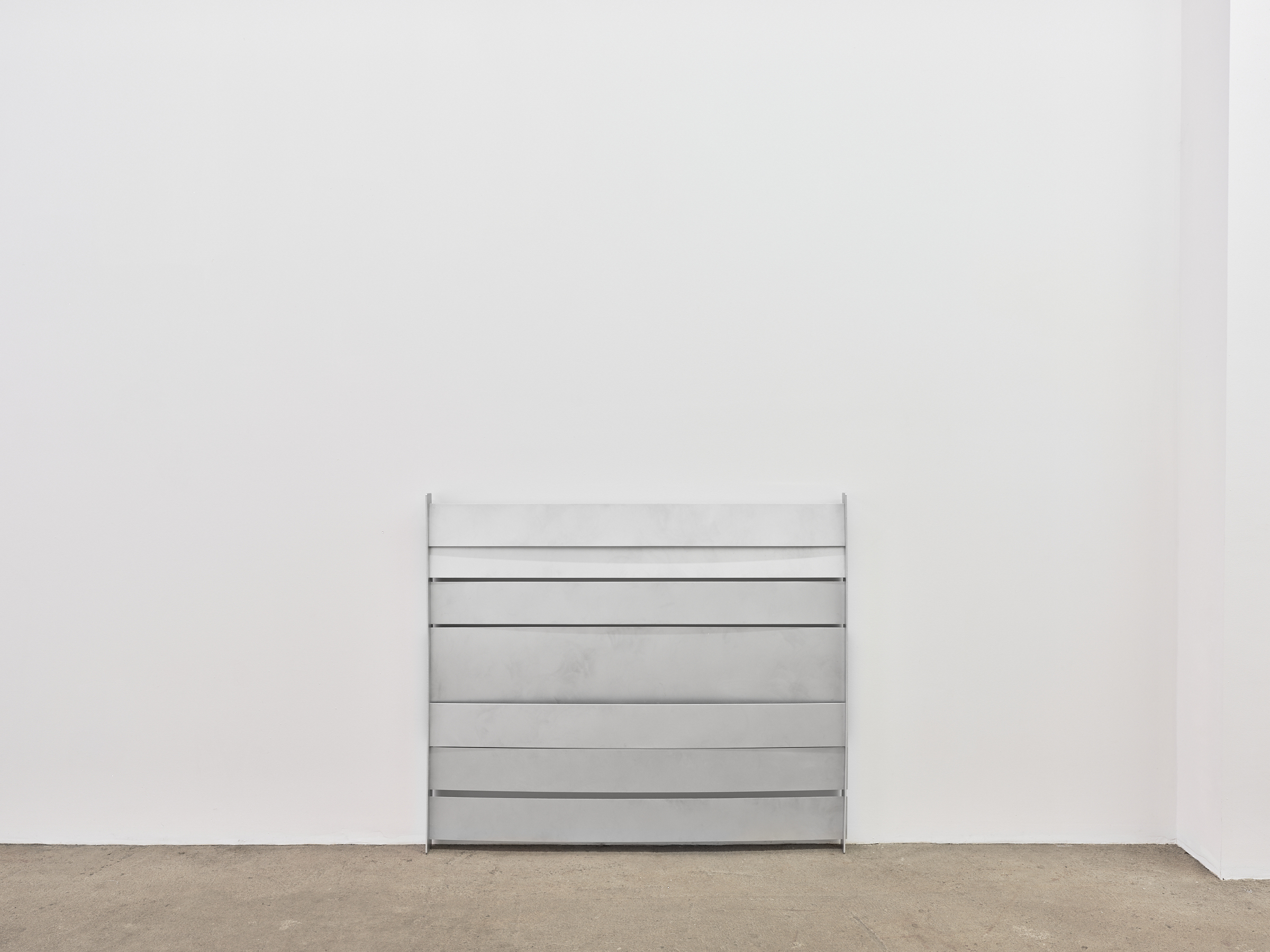 Elizabeth Orr "Indoor", 2022 aluminum, wood 48 x 41 x 3 inches (122 x 104 x 8 cm)