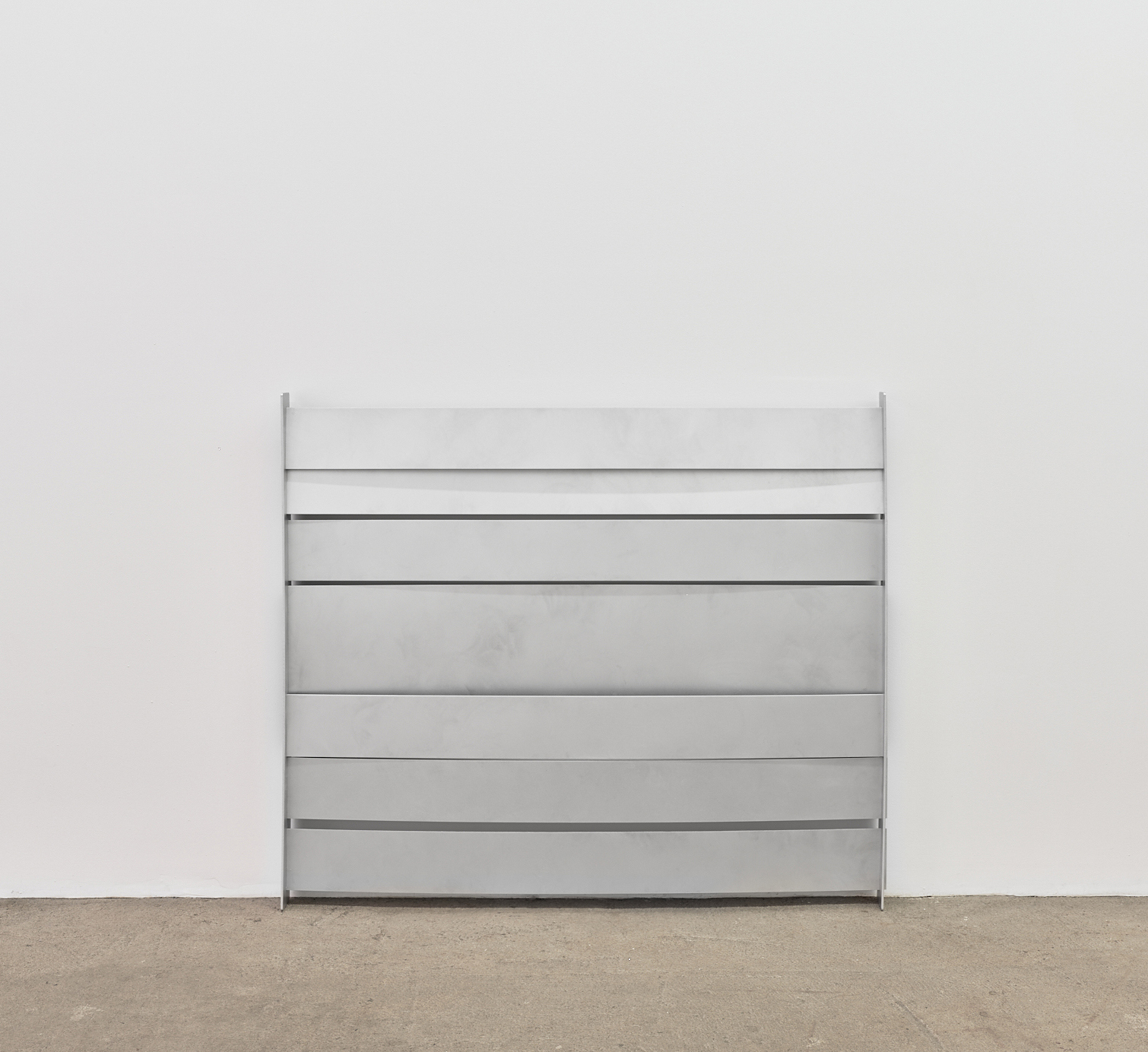 Elizabeth Orr "Indoor", 2022 aluminum, wood 48 x 41 x 3 inches (122 x 104 x 8 cm)