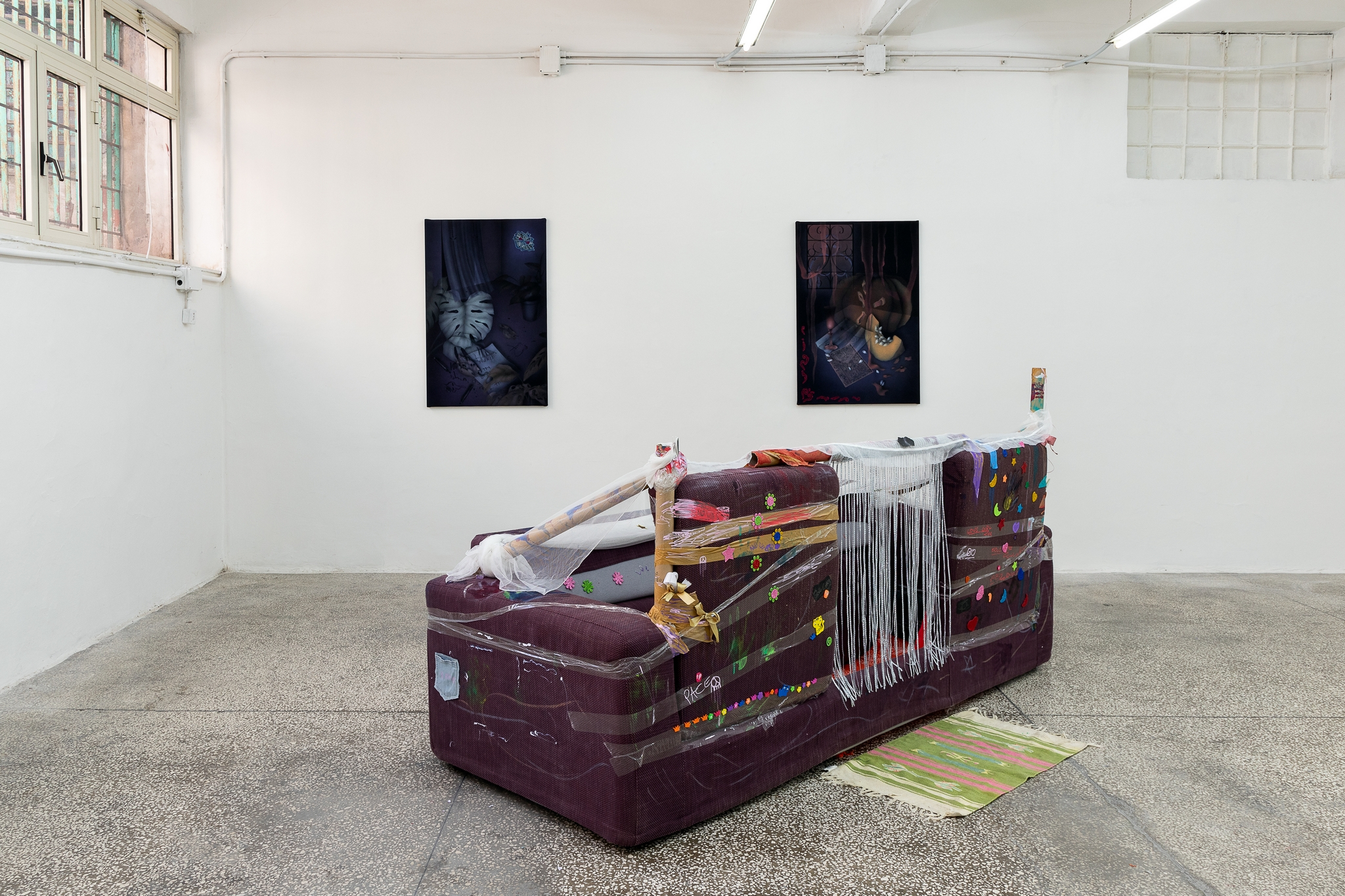 Exhibition view, Viola Leddi, Strategies for Invisibility