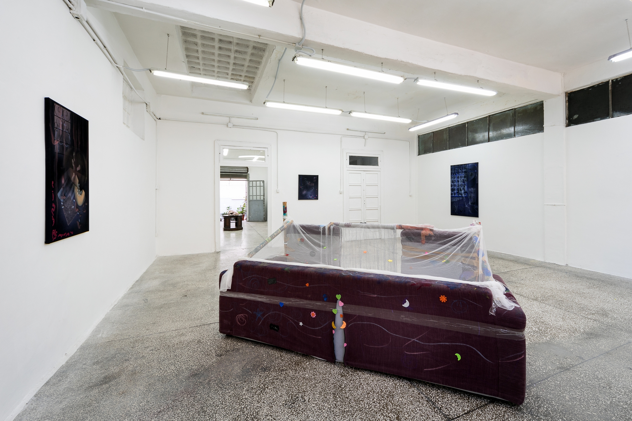Exhibition view, Viola Leddi, Strategies for Invisibility