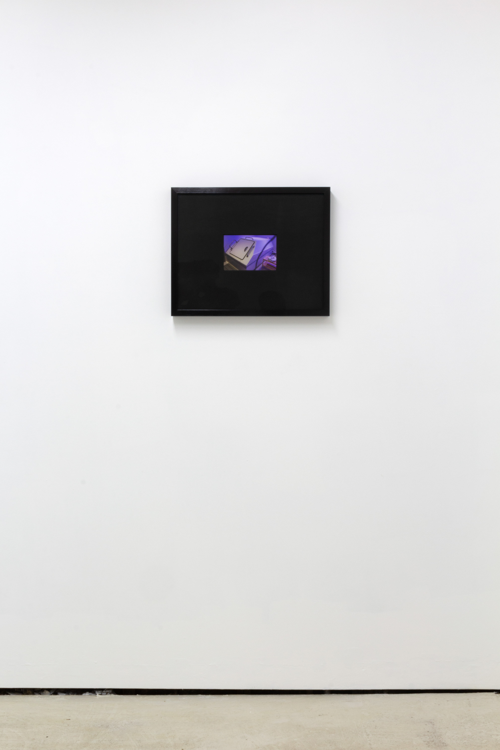 Graham Wiebe, Self Portrait (through the loss of my body except for my hand, I became the lens while the fluids develop me), 2022, Archival inkjet print, 4.75 x 7 in (image size), 17.5 x 21.5 x 2 in (framed)