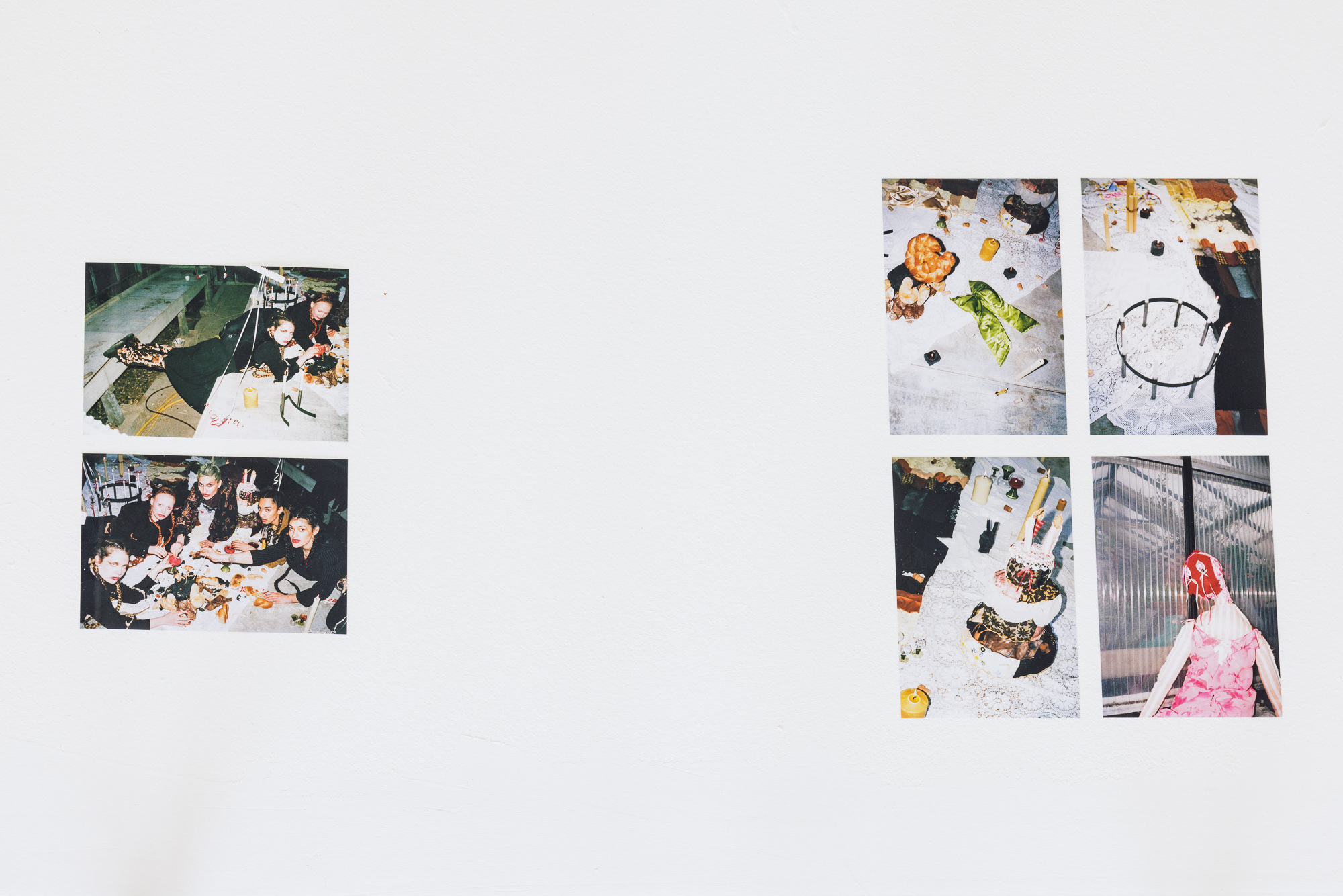 MasÌa StaniÄ & Louise Streissler Breaking Bread, 2021 C-Prints, various dimensions, textile