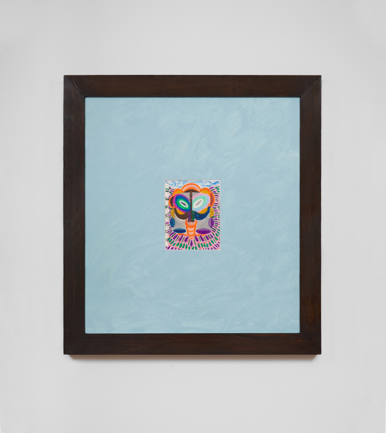 Anna K.E., From the Series 'In Order of Appearance No.02', 2018-2022 ongoing, Oil Pastel on Paper, Wood, Lacker, Cardboard, 85x78x3 cm