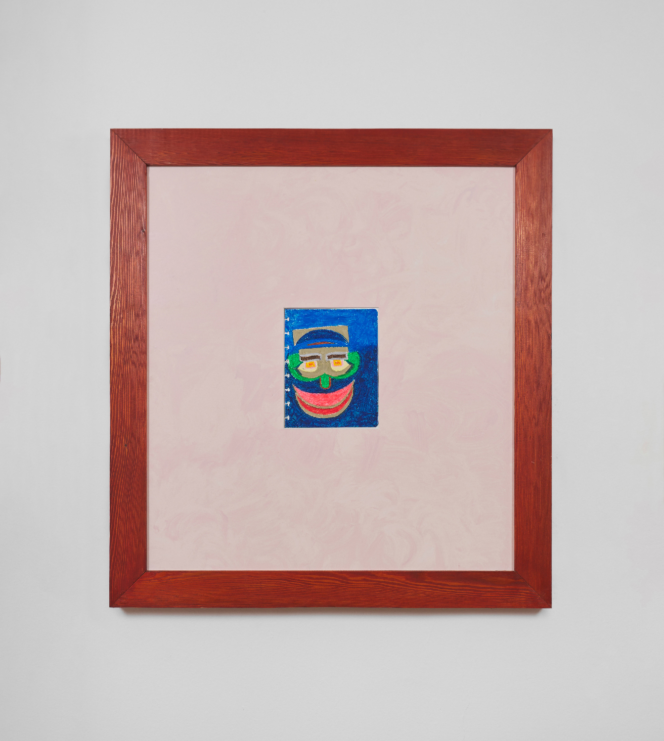 Anna K.E., From the Series 'In Order of Appearance No.03', 2018-2022 ongoing, Oil Pastel on Paper, Wood, Lacker, Cardboard, 85x78x3 cm