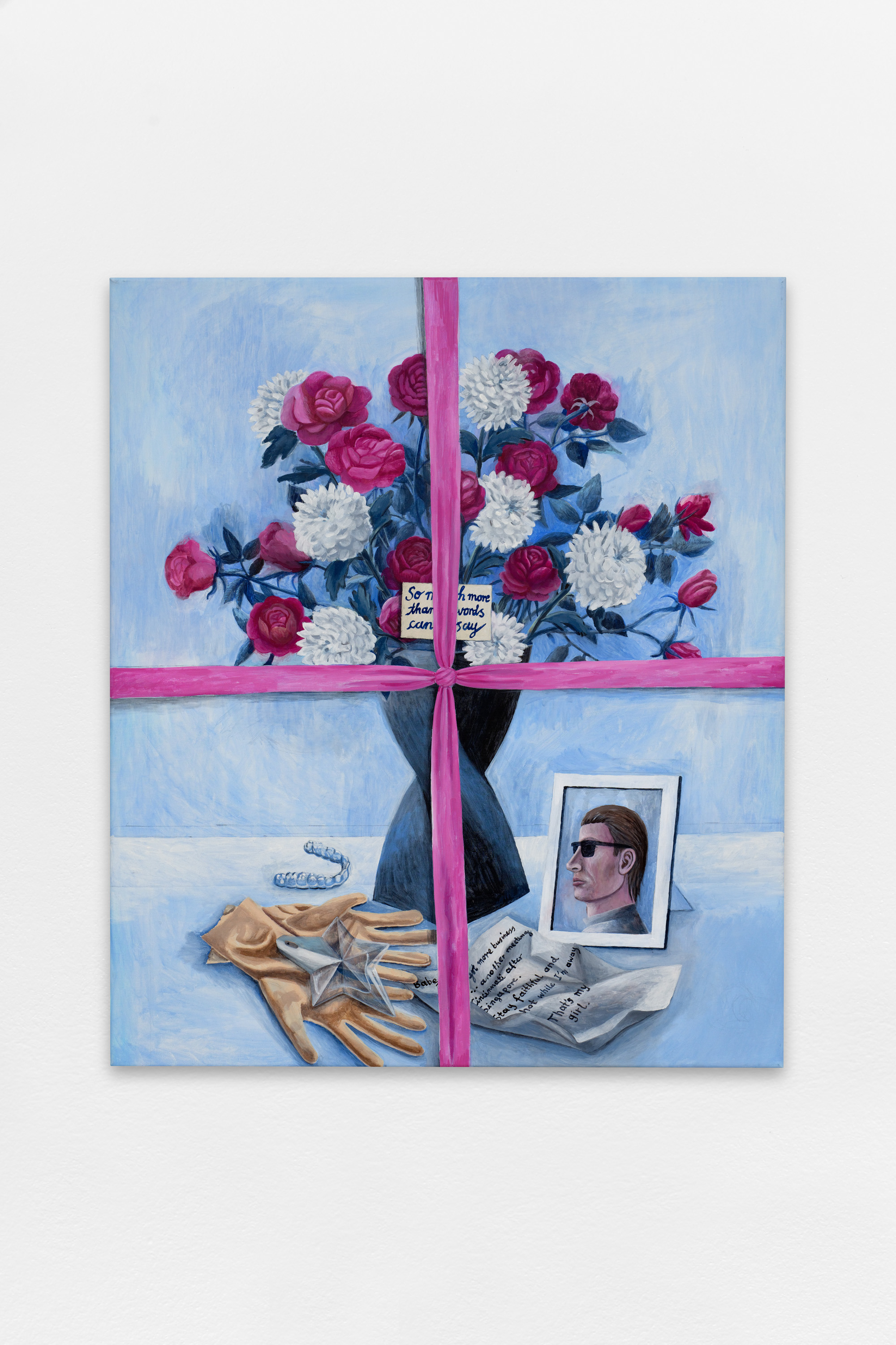 Agnes Scherer, So much more than words can say, 2022, acrylic on canvas, 80 x 68.5 cm, unique