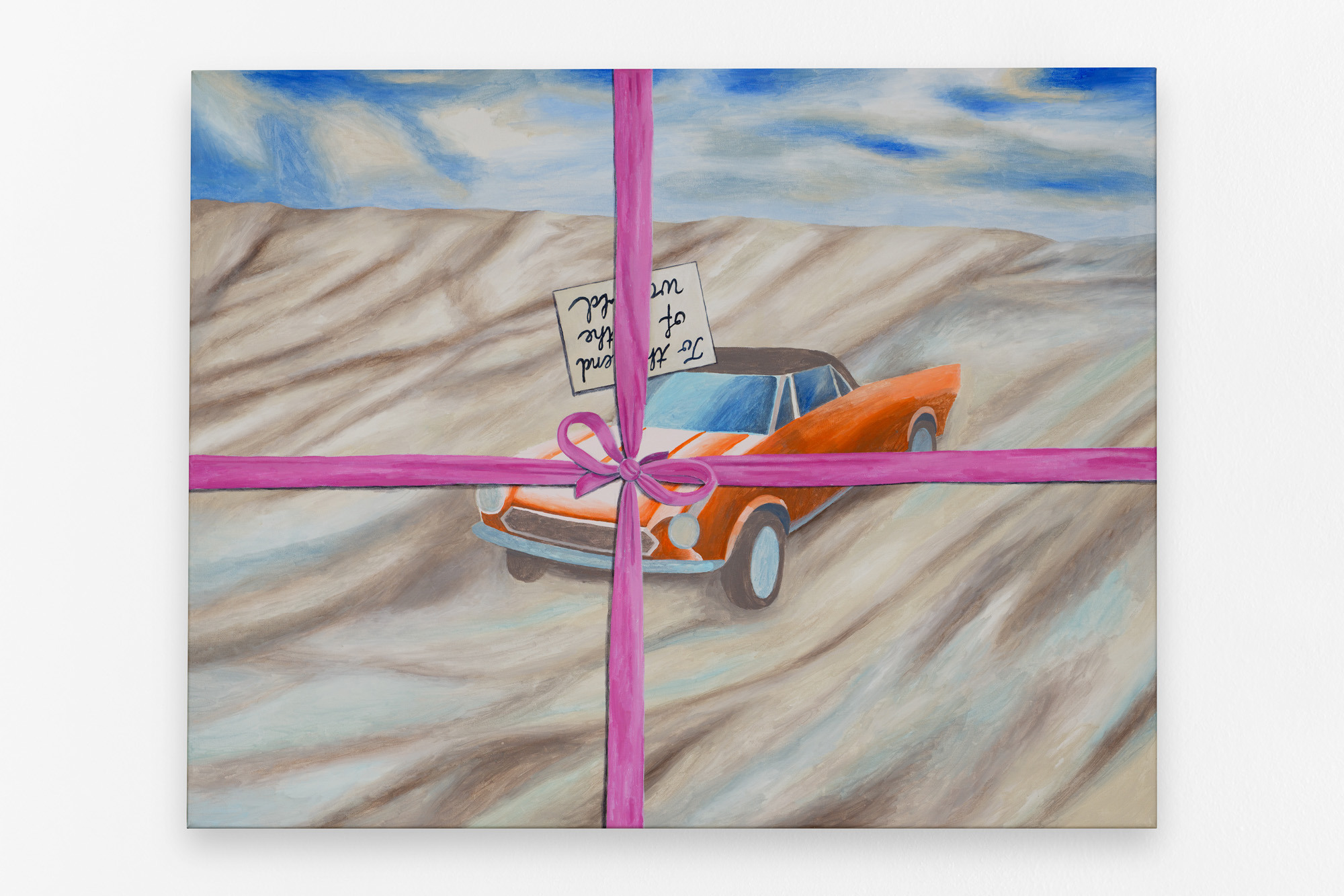 Agnes Scherer, To the end of the world, 2022, acrylic on canvas, 78 x 100 cm, unique