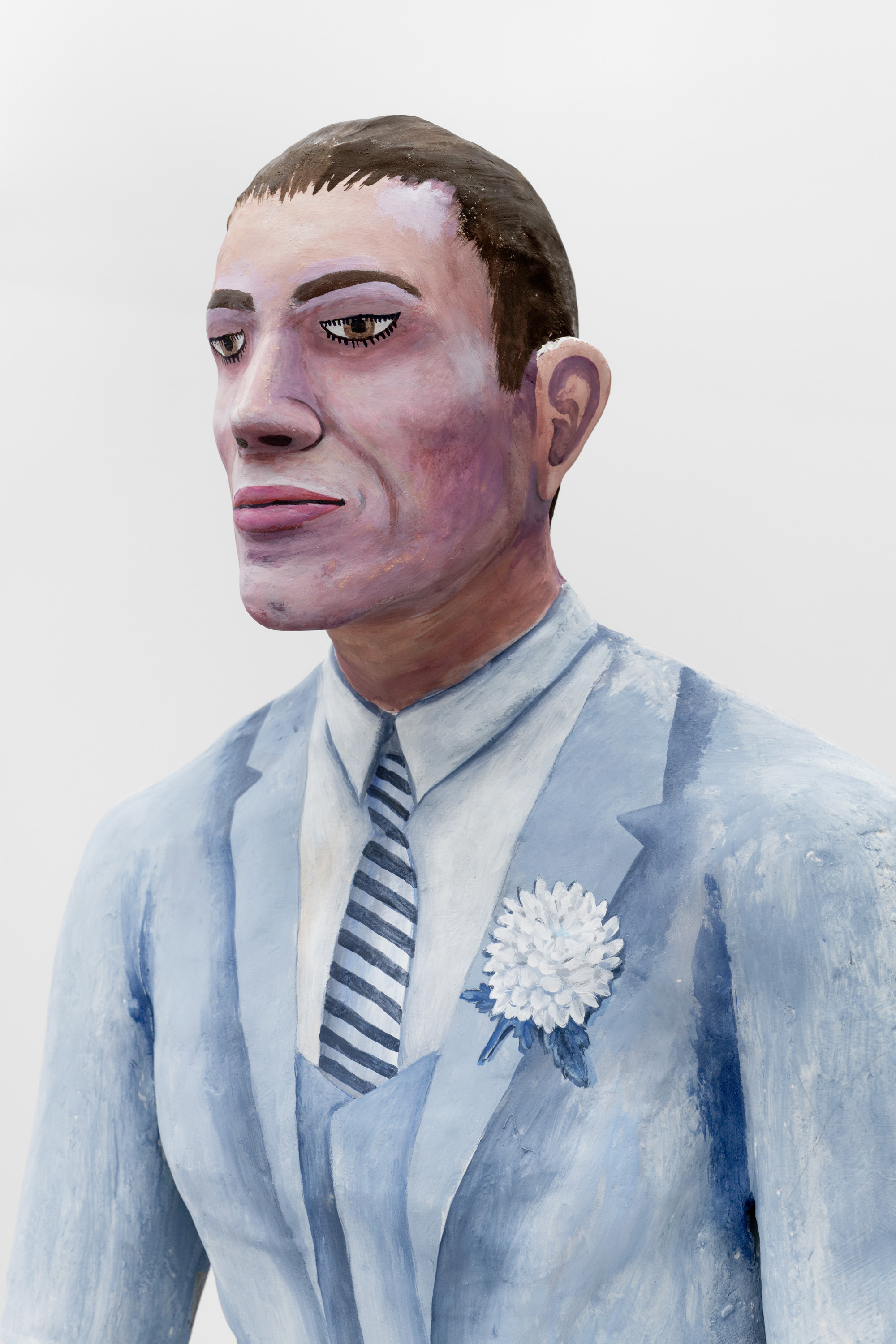 Agnes Scherer, A thousand times yes, 2022, plaster gauze, plaster, acrylic paint, fabric, paper, variable dimensions, unique