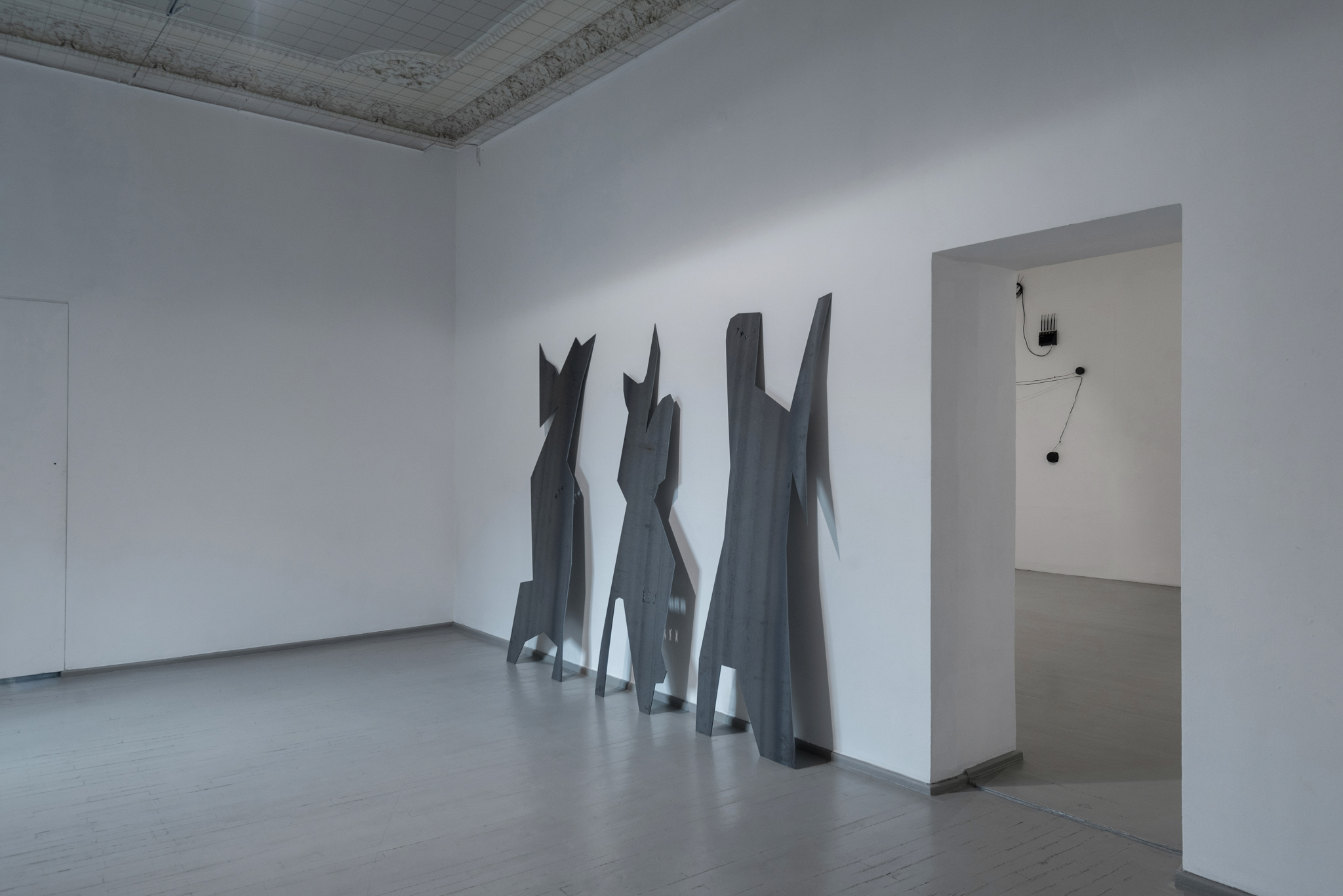 Ignas Krunglevičius, Acid Rain Echo, 2022, exhibition view, Galerija Vartai, Vilnius, Lithuania