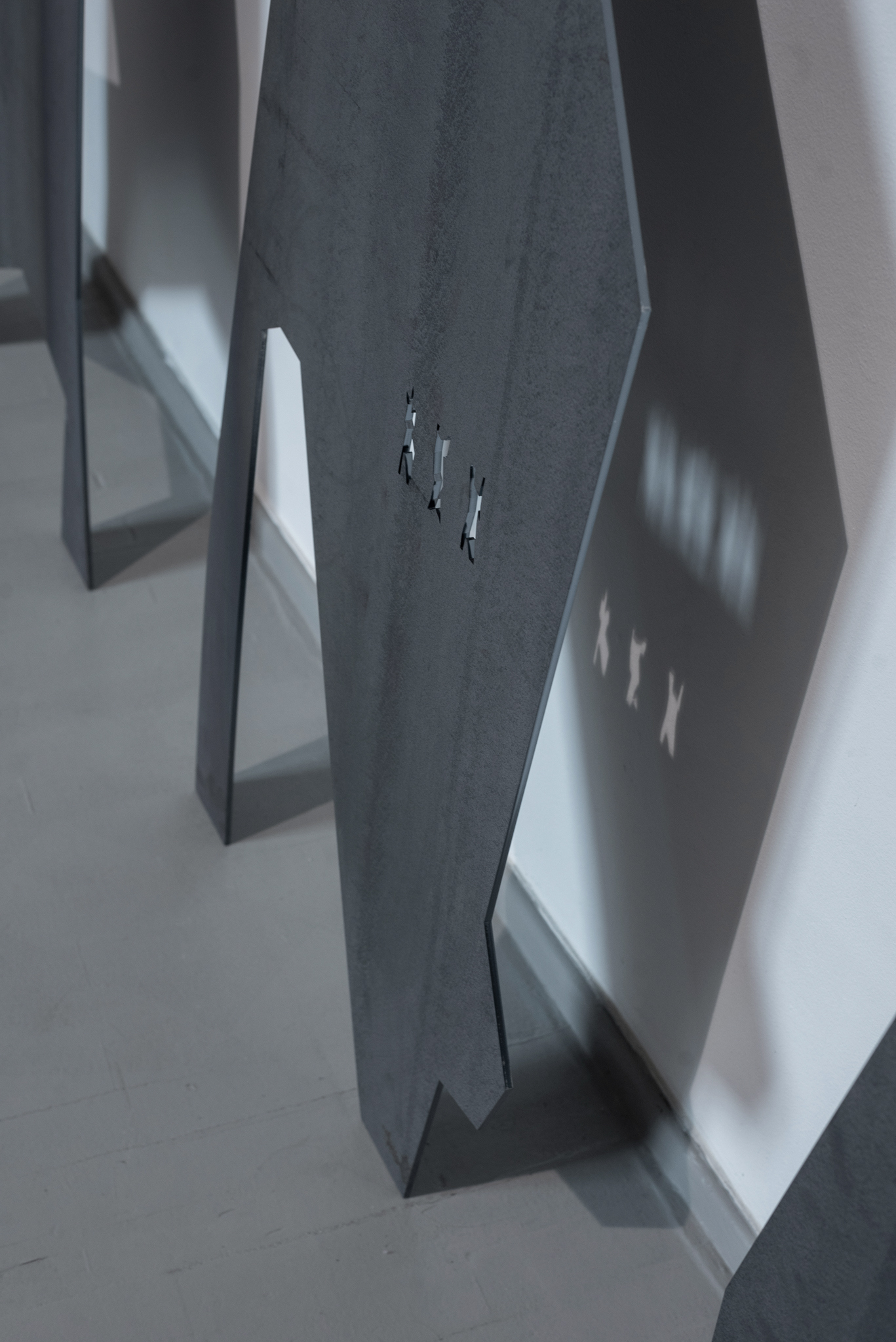 Ignas Krunglevičius, Acid Rain Echo, 2022, exhibition view, Galerija Vartai, Vilnius, Lithuania